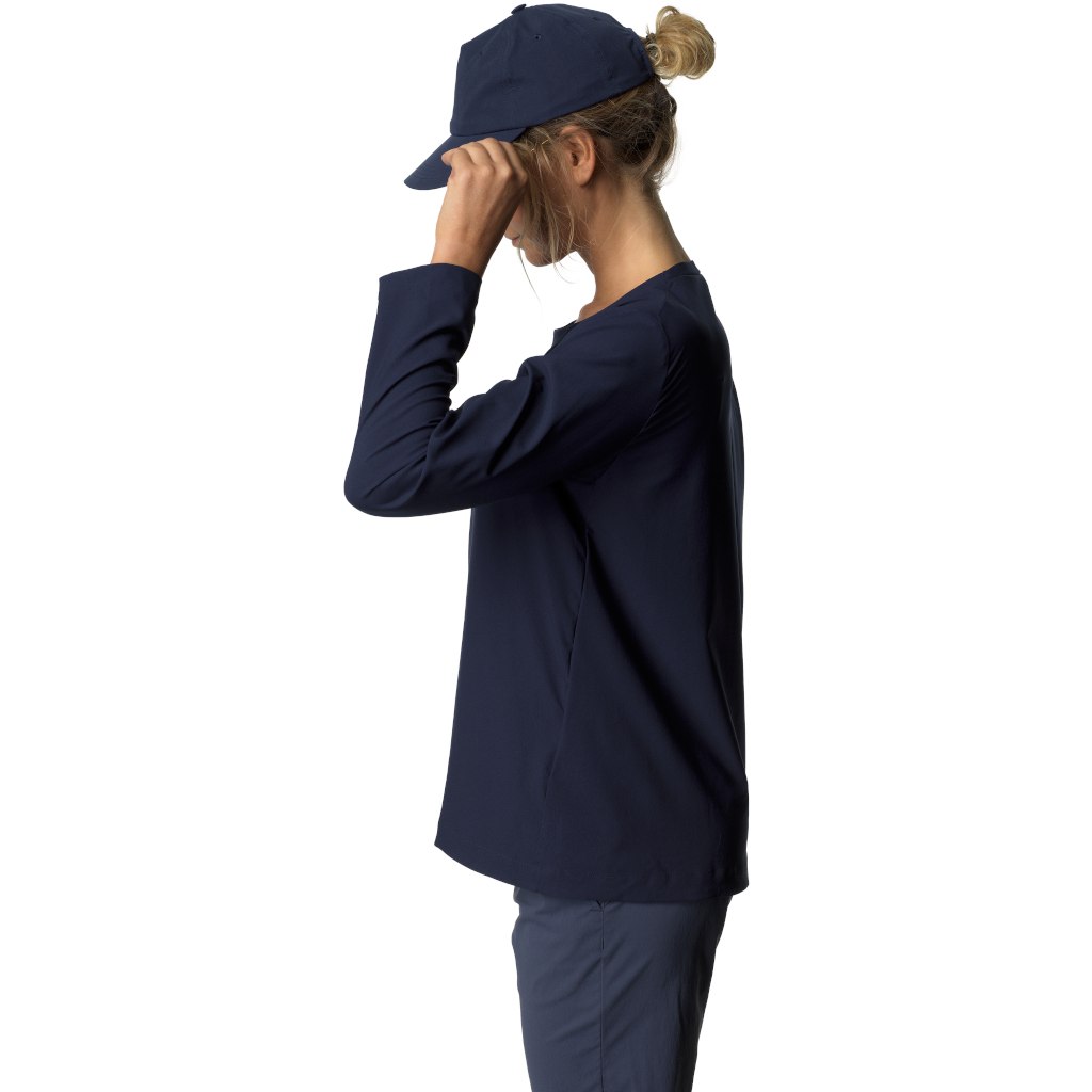 Houdini Cover Crew Long Sleeve Shirt Women - Blue Illusion