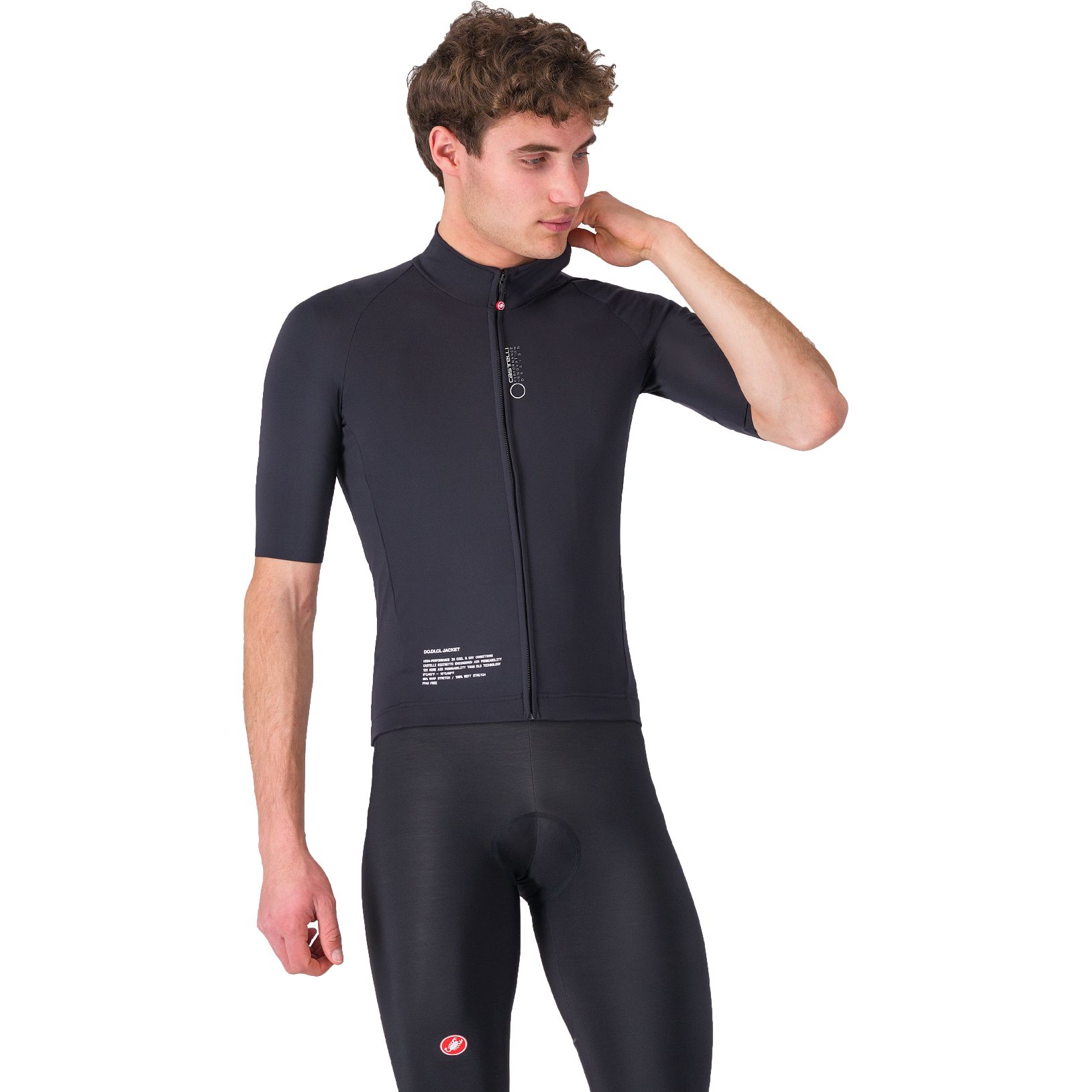 Castelli Do.Di.Ci. Short Sleeve Jacket Men - light black 085 | BIKE24