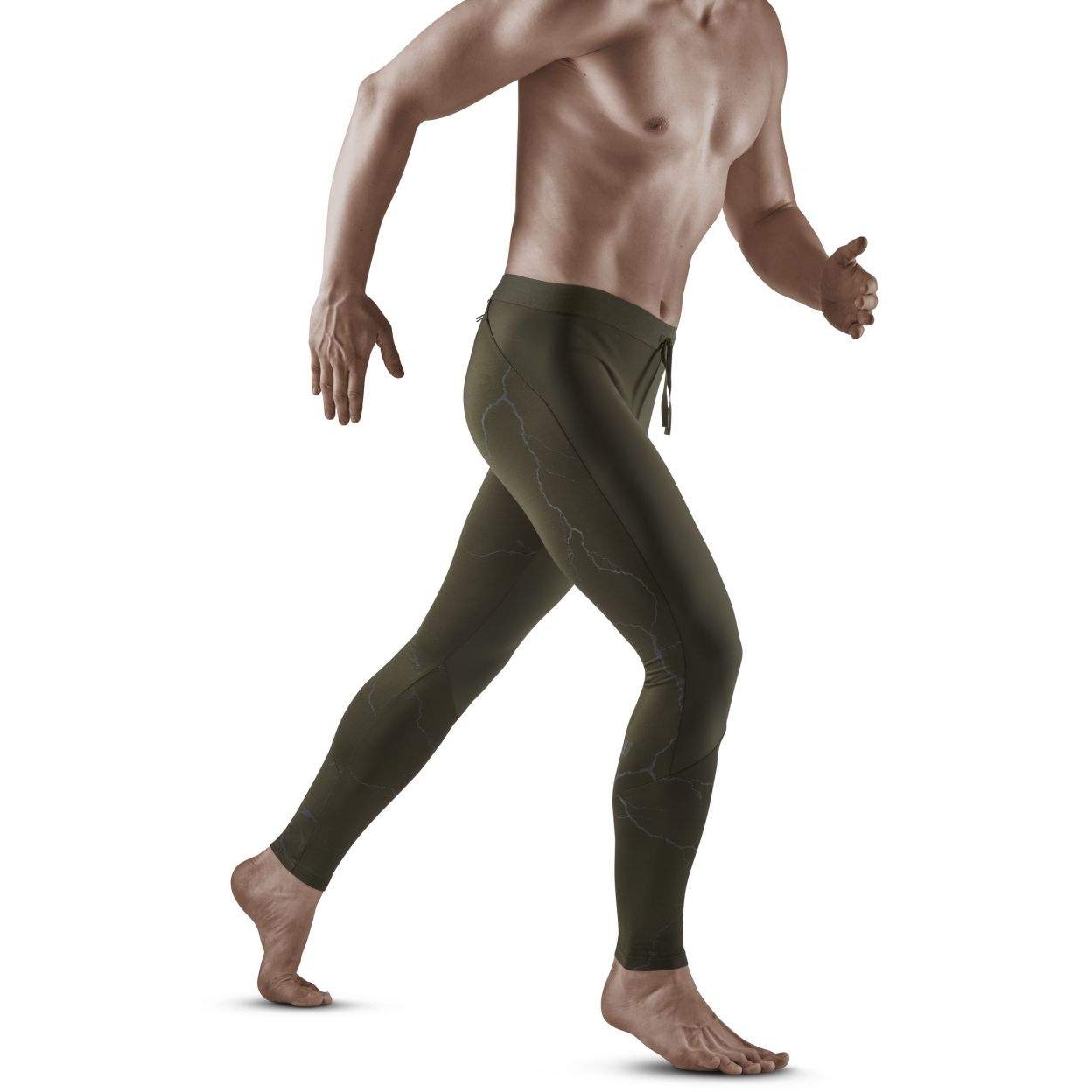 Picture of CEP Reflective Tights - dark green