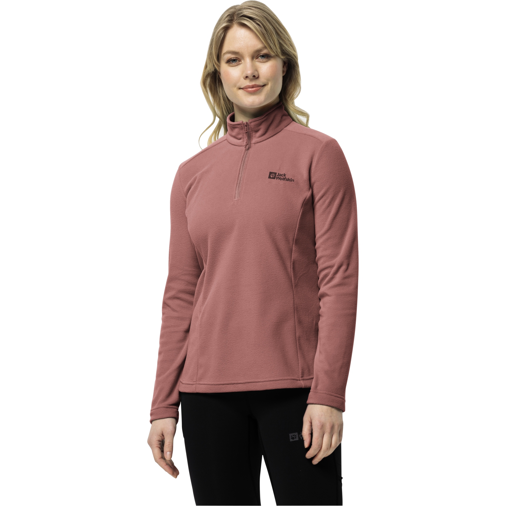 Produktbild von Jack Wolfskin Taunus Half Zip Fleecepullover Damen - blush powder