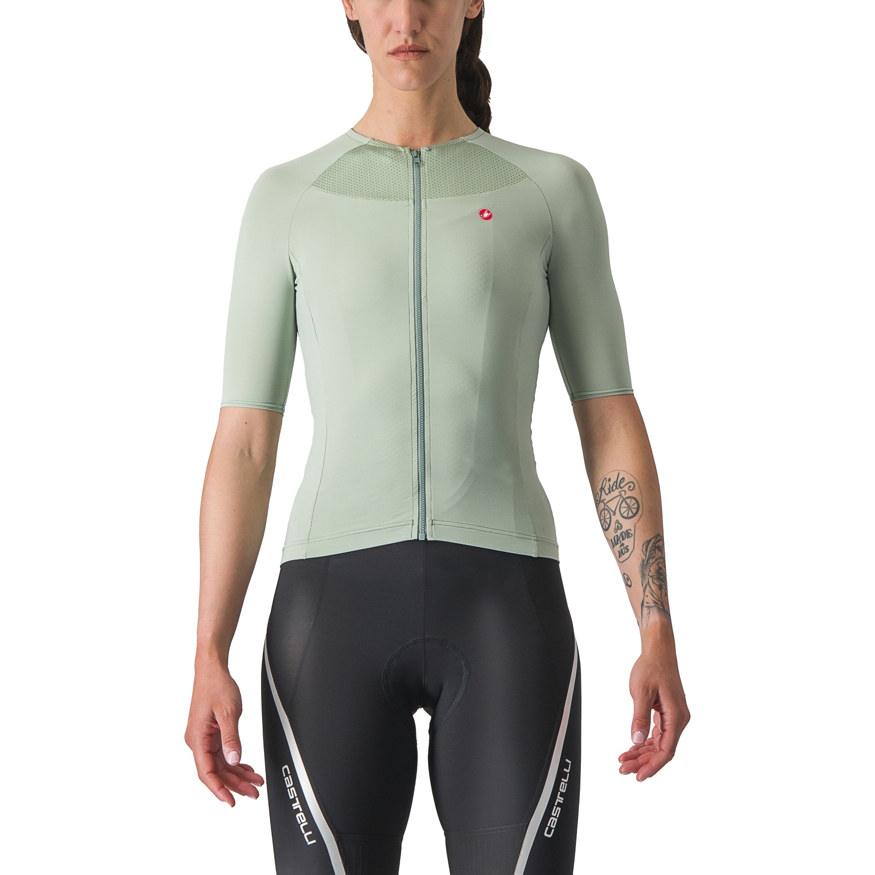 Женская майка Castelli Velocissima 2 - defender green/twilight blue 346