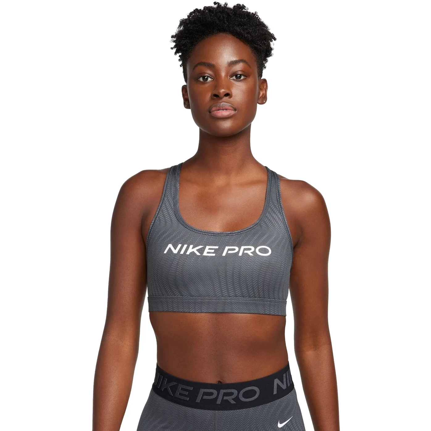Nike Pro Swoosh Light Support Sports Bra Women - anthracite/white FN4708-060