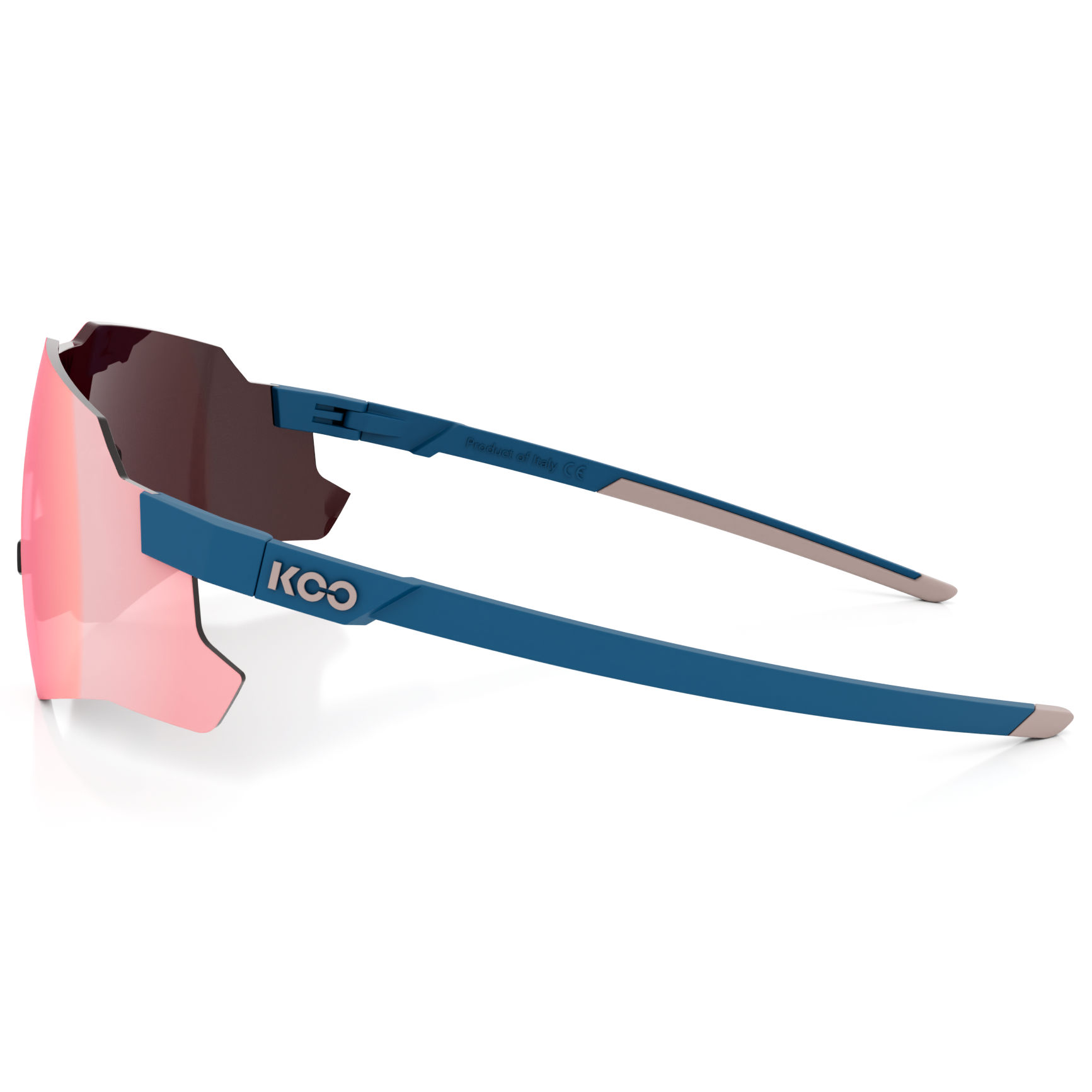 KOO Nebula Sunglasses - Midnight Blue Matt - Photochromic Rose