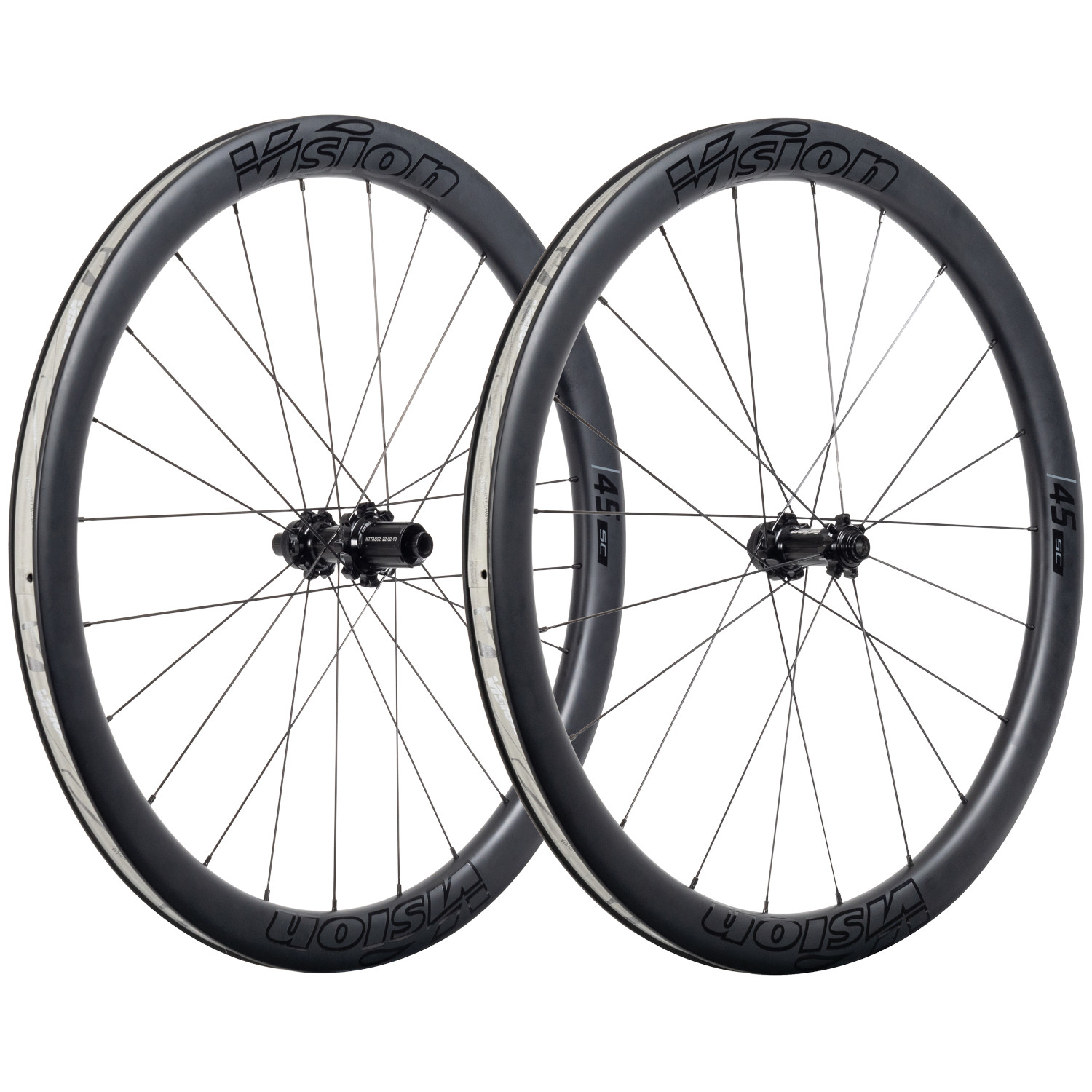 Produktbild von Vision SC 45 Laufradsatz - 28&quot; | Carbon | Clincher | Centerlock - 12x100mm | 12x142mm - Shimano HG