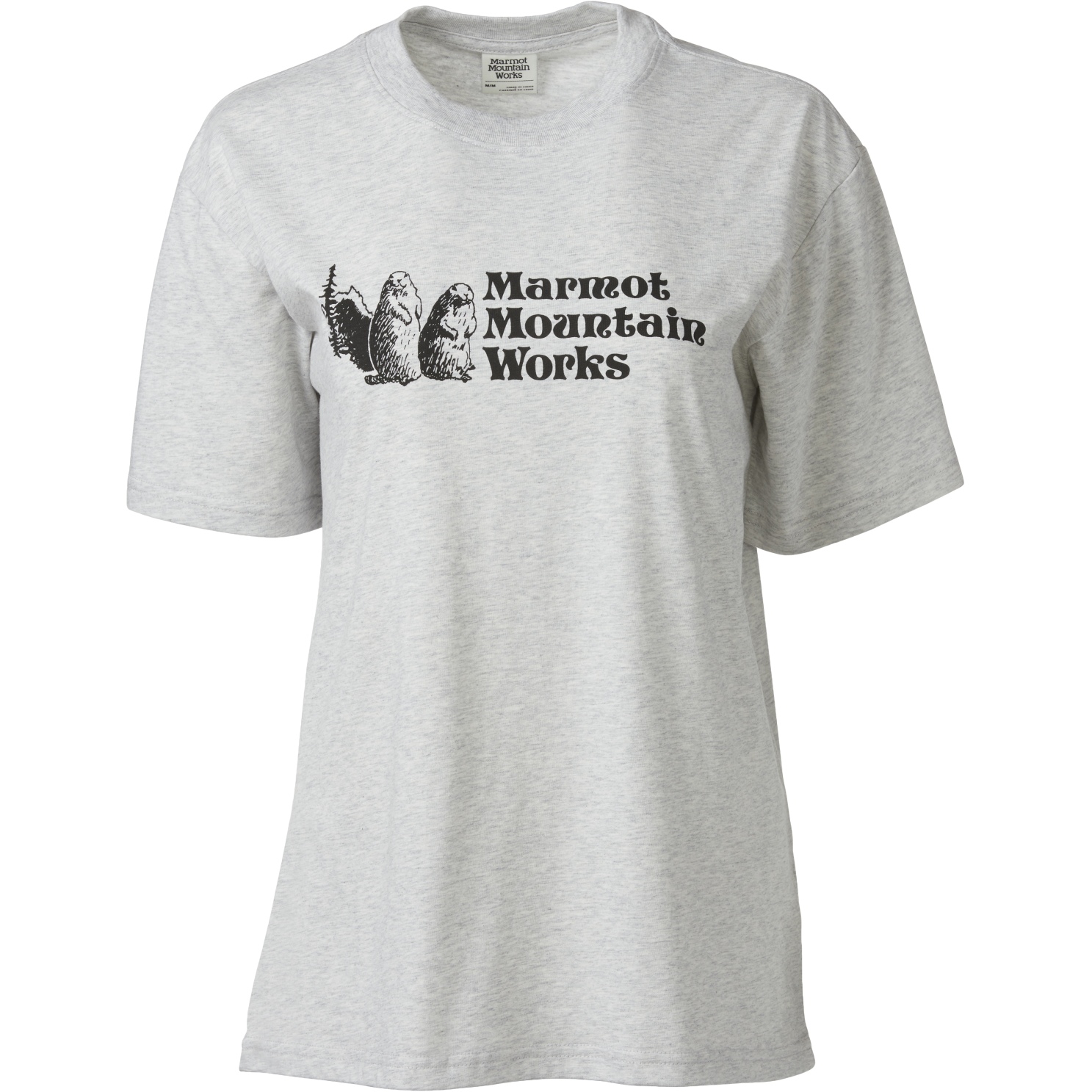L STABRIDGE × Marmot DOWN T-SHIRT Gray Deadlifting Marmot T-shirt – Iron Savage Apparel