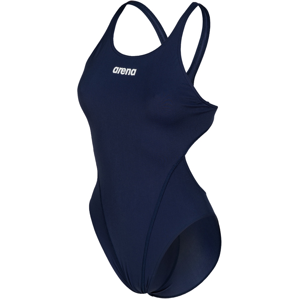 Picture of arena Performance Solid Team Swim Tech Swimsuit Women - Navy/White
