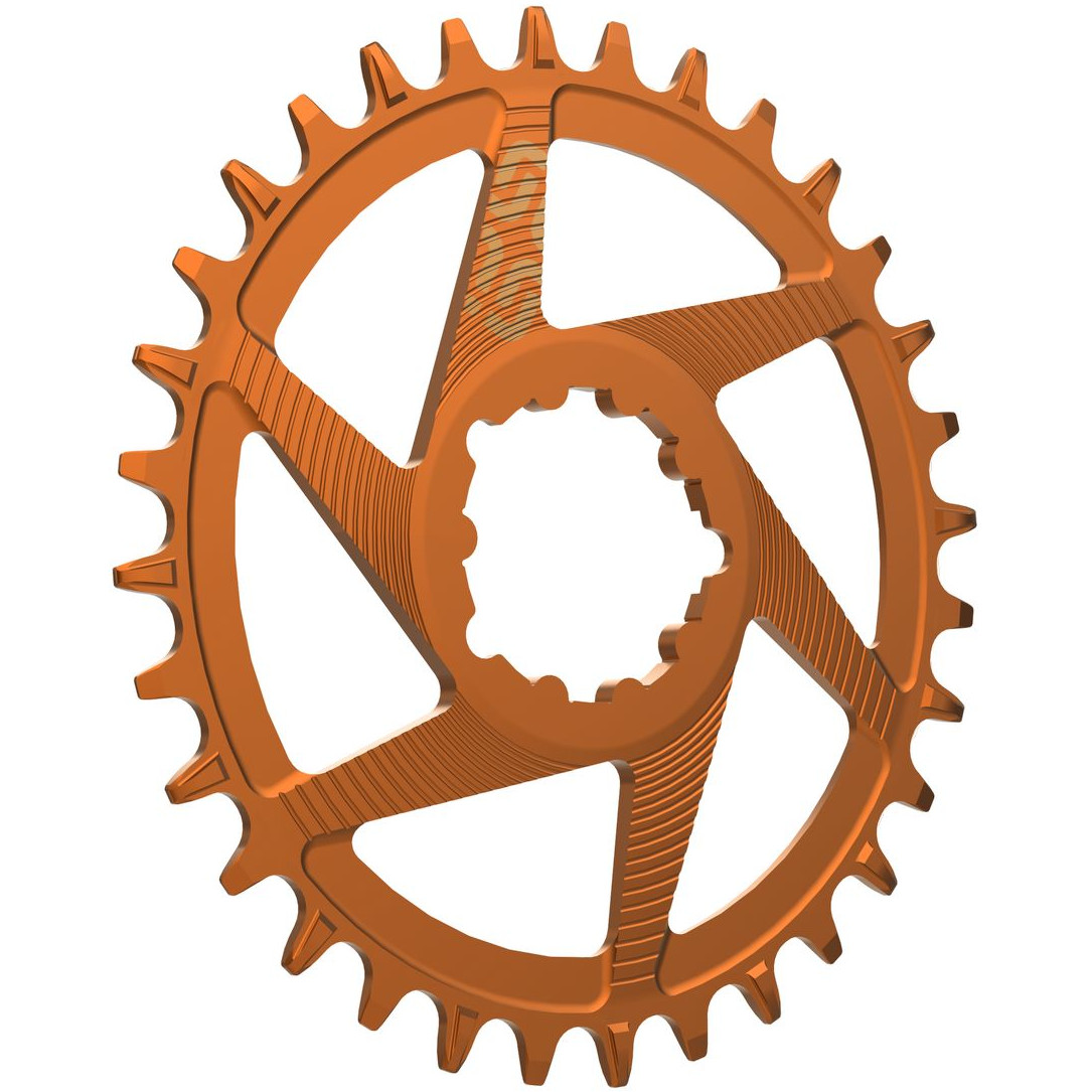 Picture of e*thirteen Helix R Direct Mount Chainring | SRAM 11/12-Speed | 3mm Offset - orange