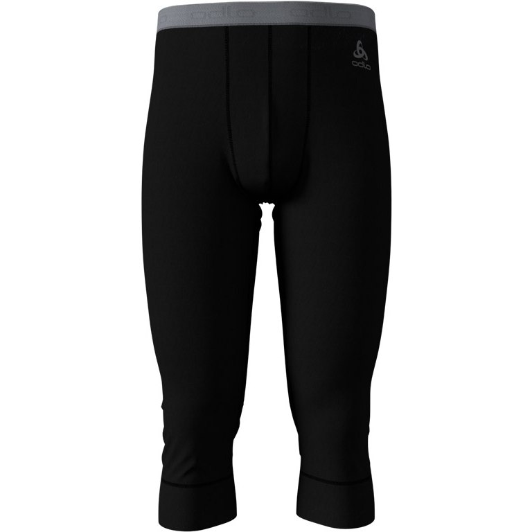 Picture of Odlo Natural 100% Merino Warm 3/4 Base Layer Pants Men - black
