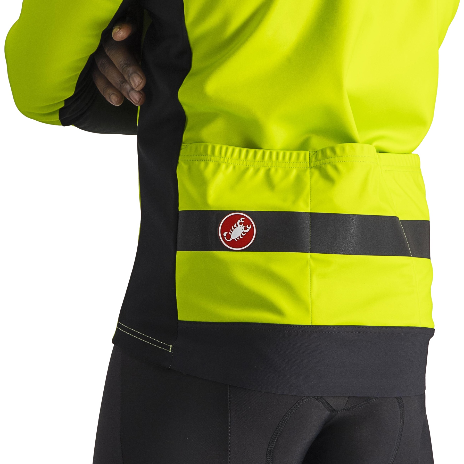 Castelli Raddoppia 3 Jacket Men - electric lime/black reflex