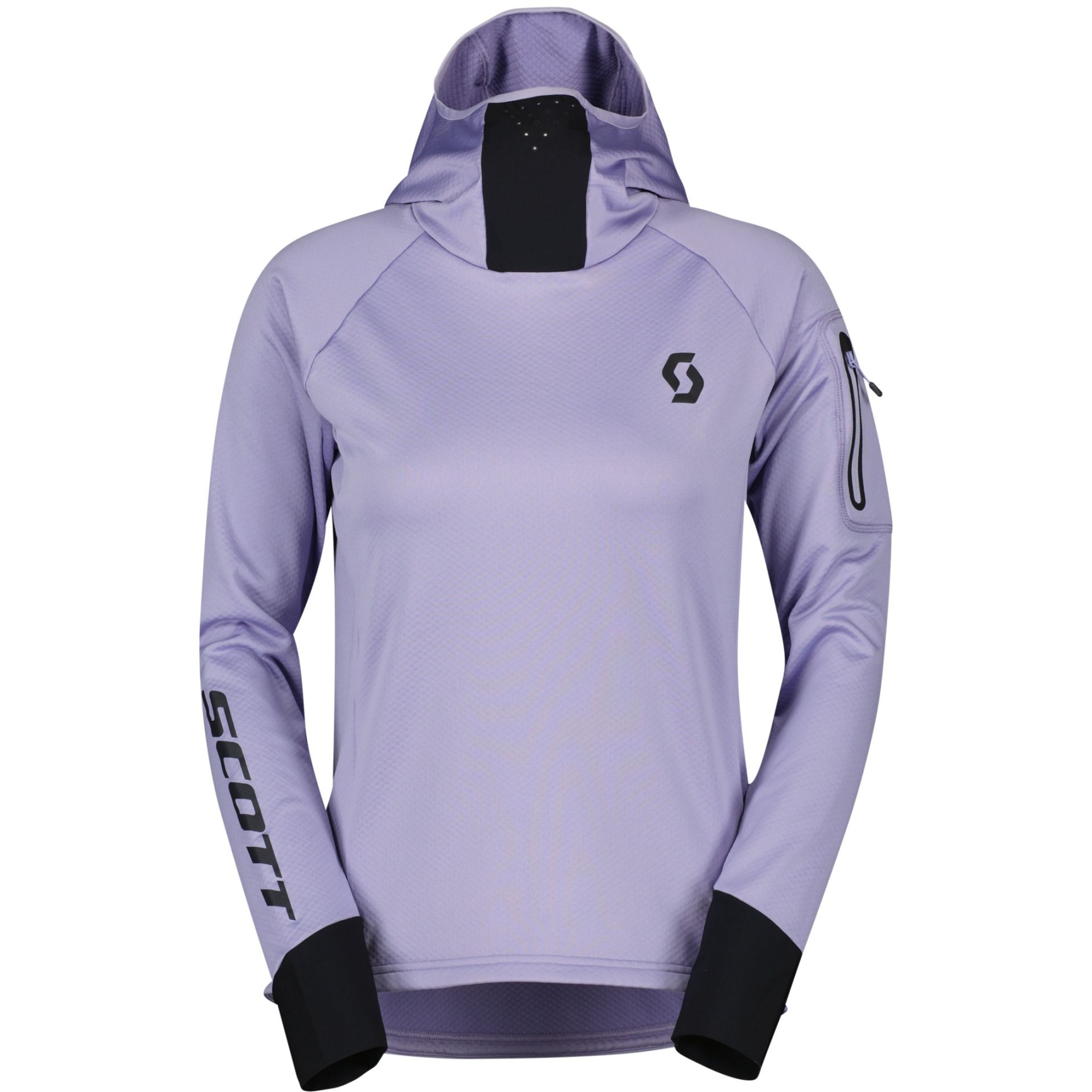 Produktbild von SCOTT Trail Storm Langarm Kapuzenpullover Damen - heather purple