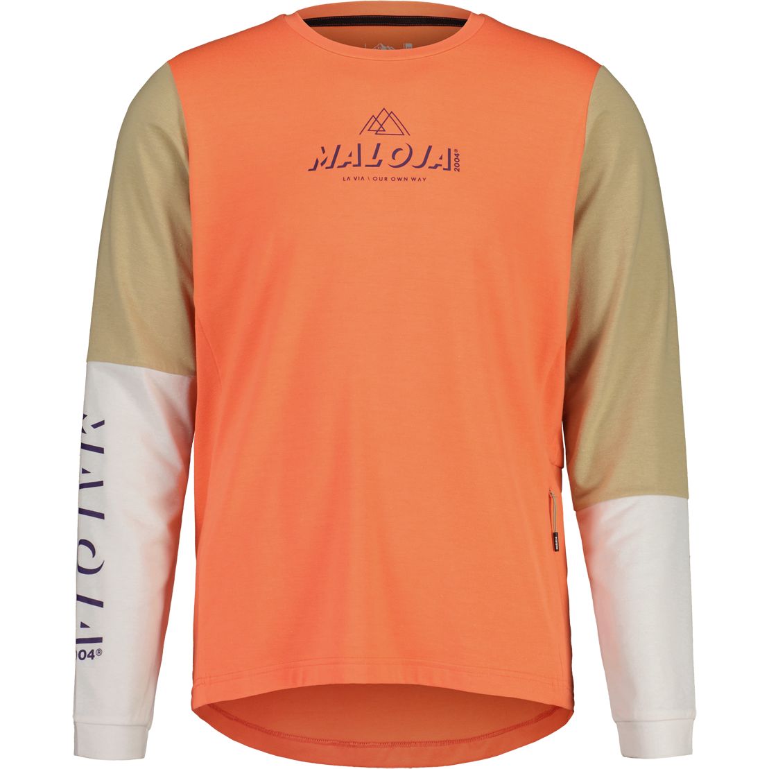 Produktbild von Maloja HaunoldM. Enduro Langarmshirt Herren - strawberry multi 1171