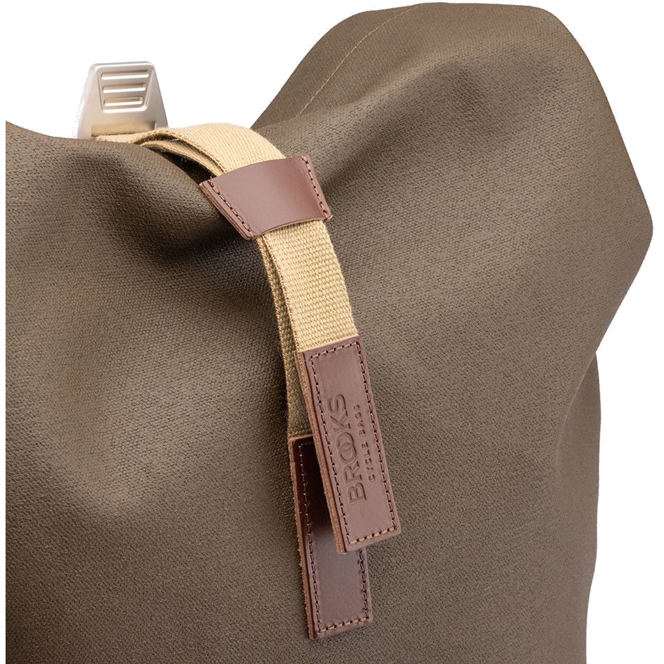 Brooks Pickwick Cotton Canvas Backpack 26L - moss | BIKE24