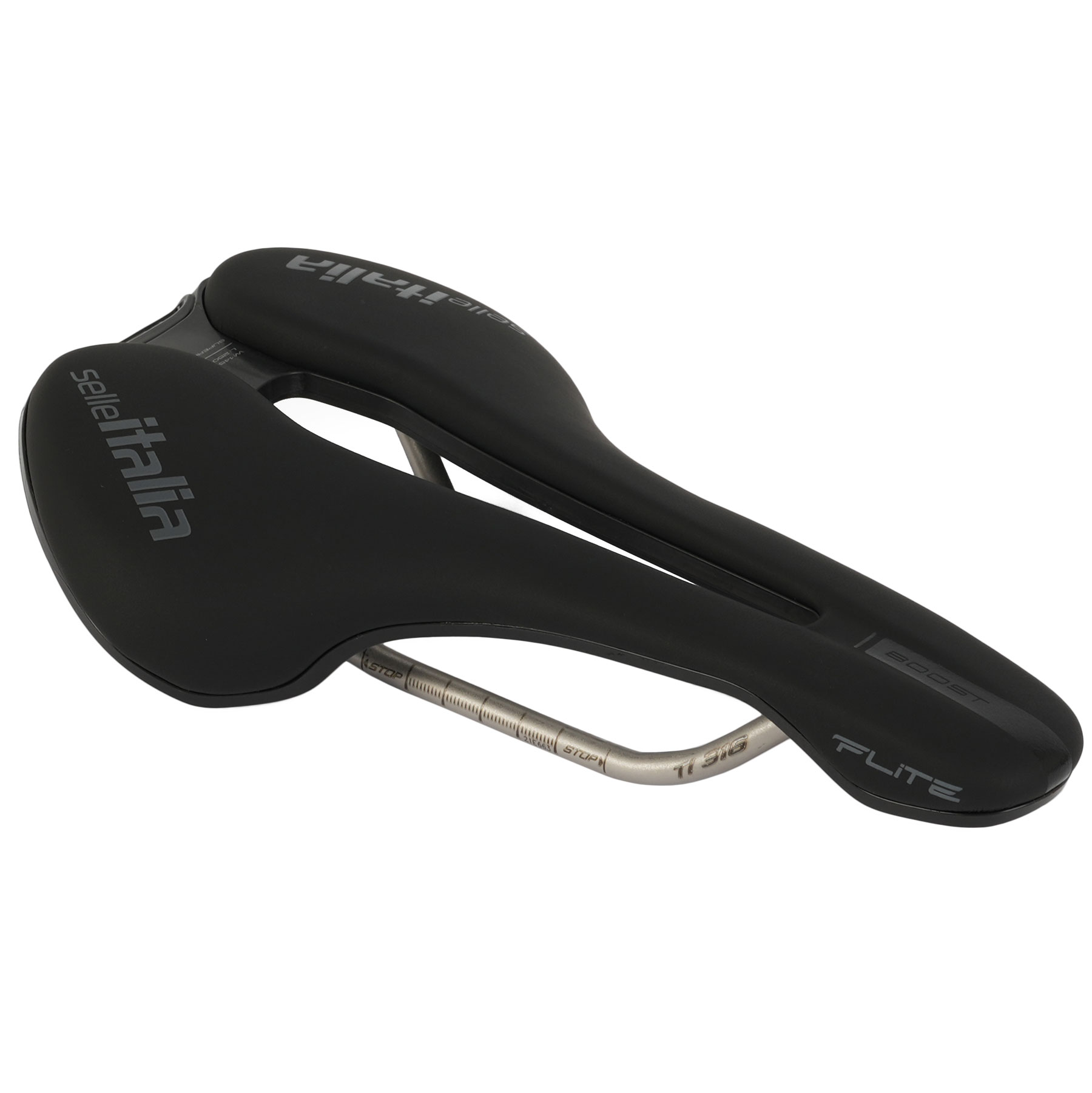 Produktbild von Selle Italia Flite Boost Sattel - Superflow | TI 316 - L3 | schwarz - Sonderangebot