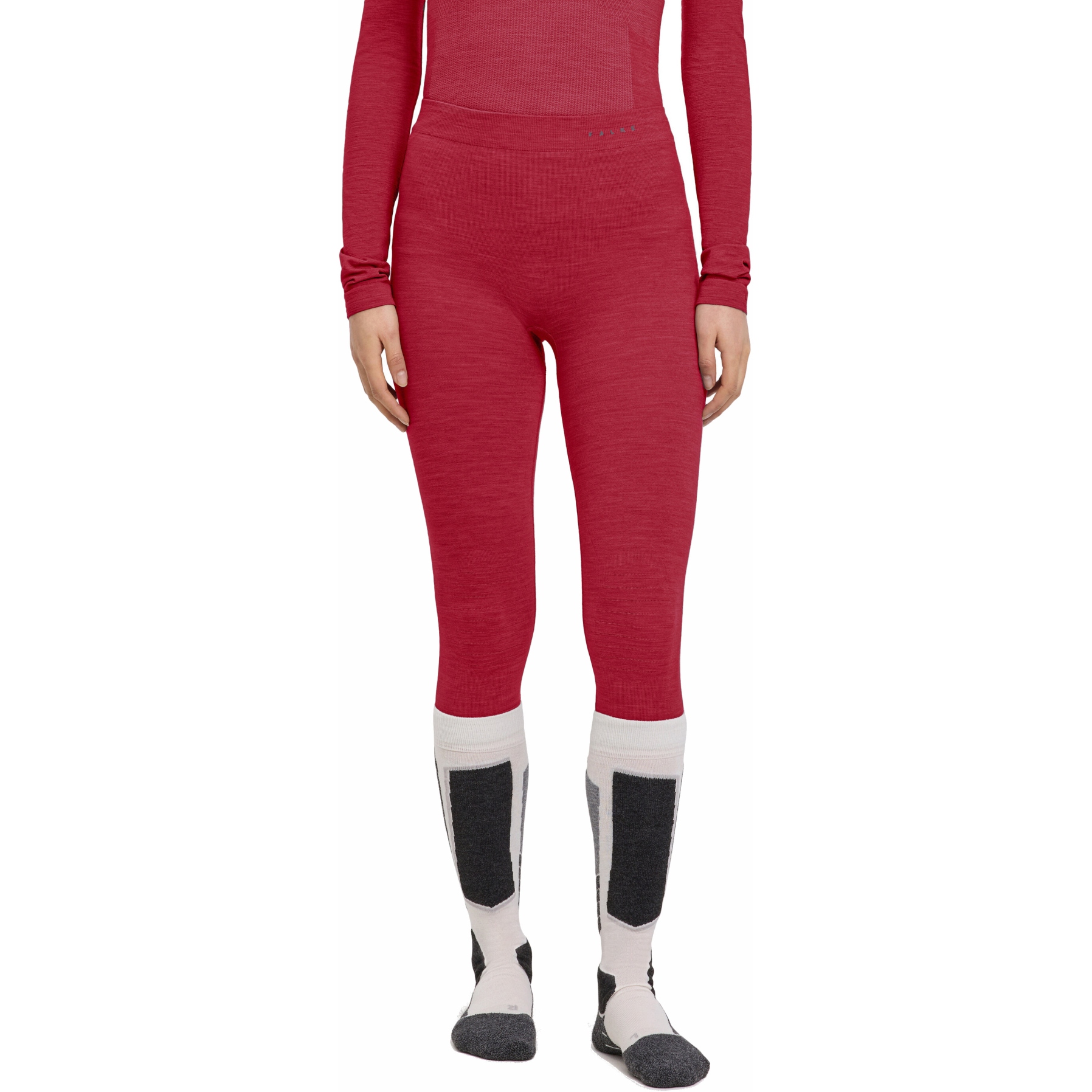 Produktbild von Falke Wool-Tech Light 3/4 Tights Damen - rot 8644
