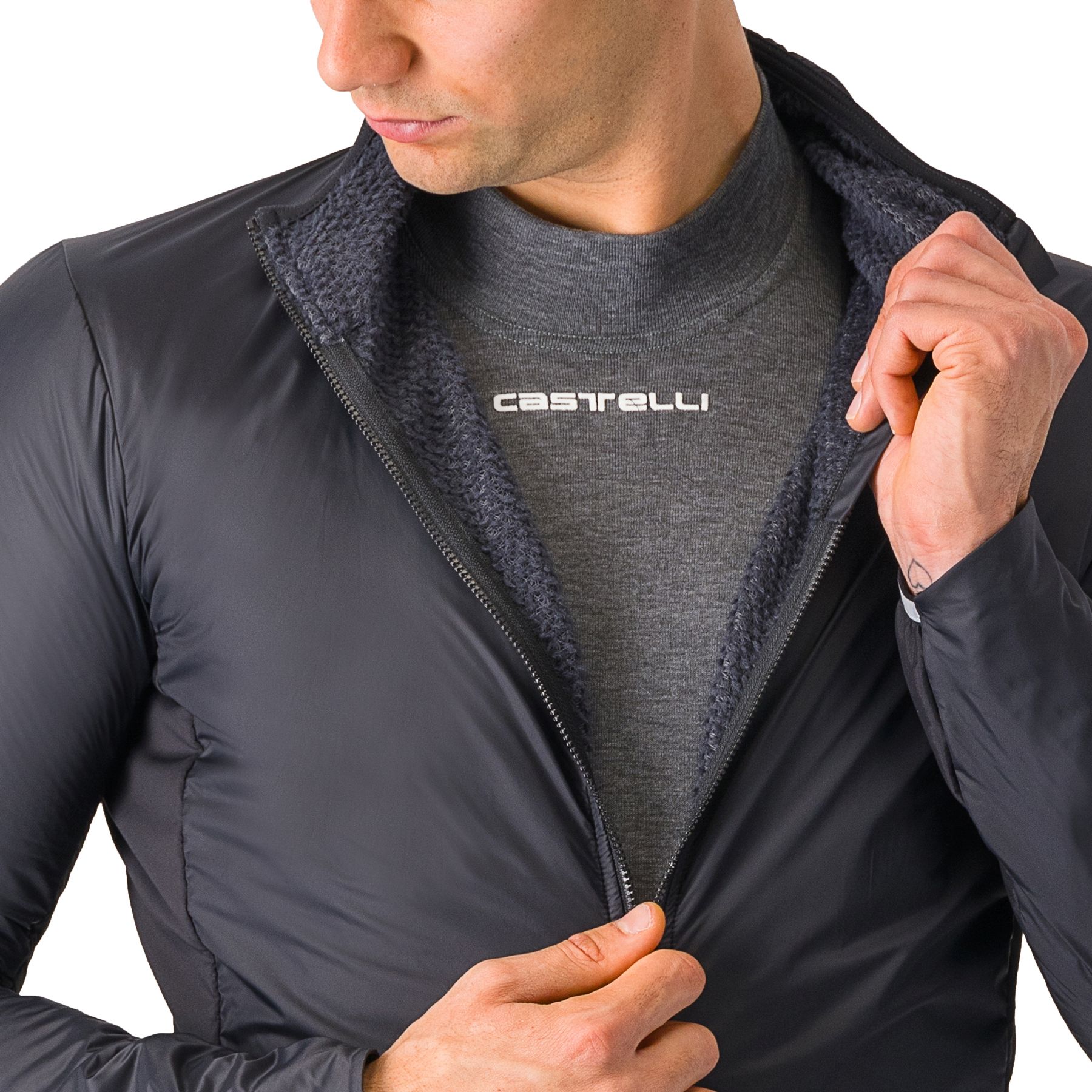 【中古美品】Castelli Radiation123 Jacketブラック Japanese Style Wrinkled Lapel Warm Workwear Jacket – GTHIC