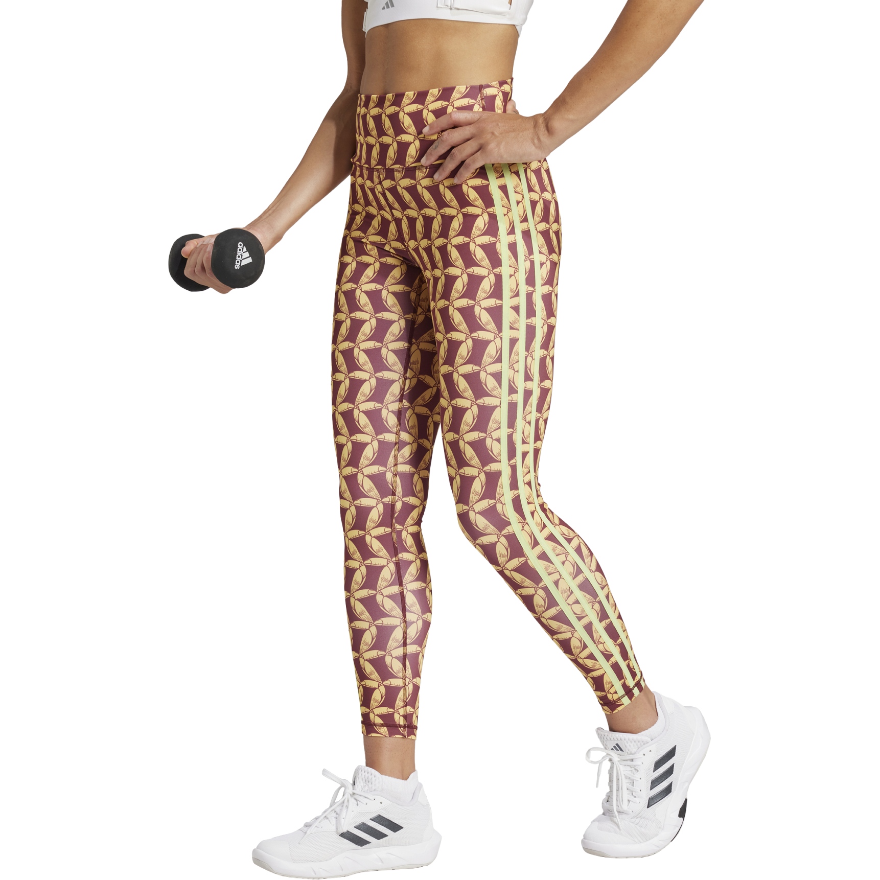 Produktbild von adidas Farm Leggings Damen - semi spark/shadow red JD6310