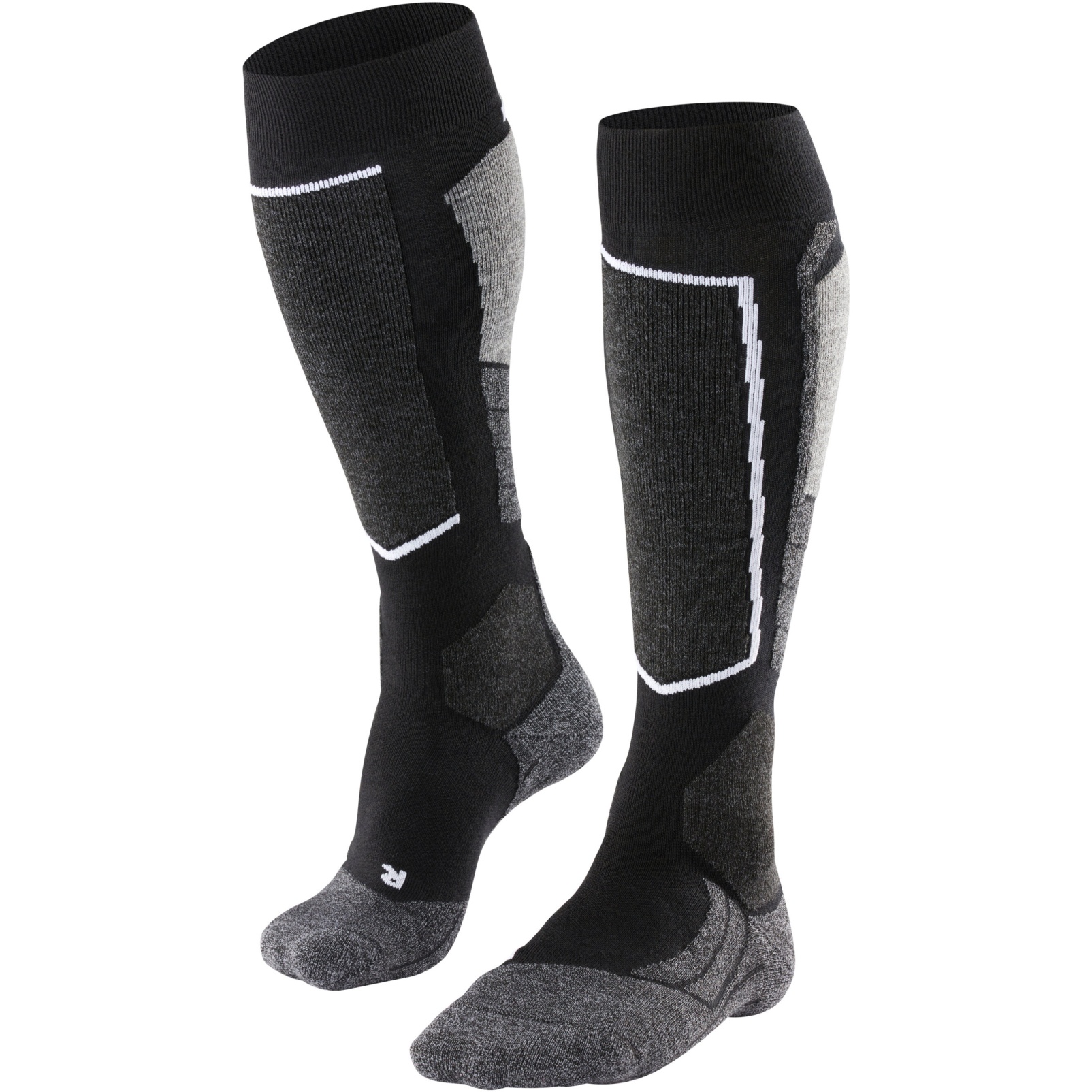 Picture of Falke SK2 Intermediate Knee-High Ski Socks - black-mix 3010