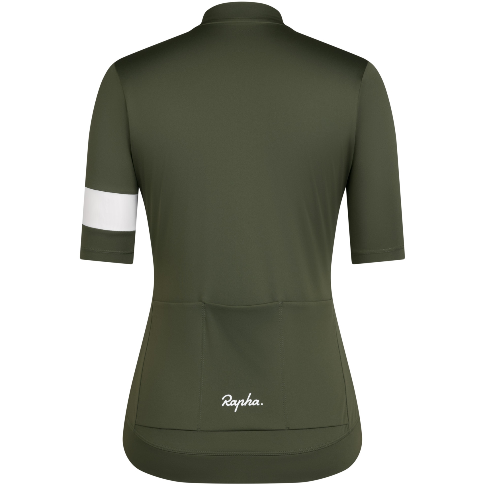 Rapha Core Short Sleeve Jersey Women - dark green/white | BIKE24