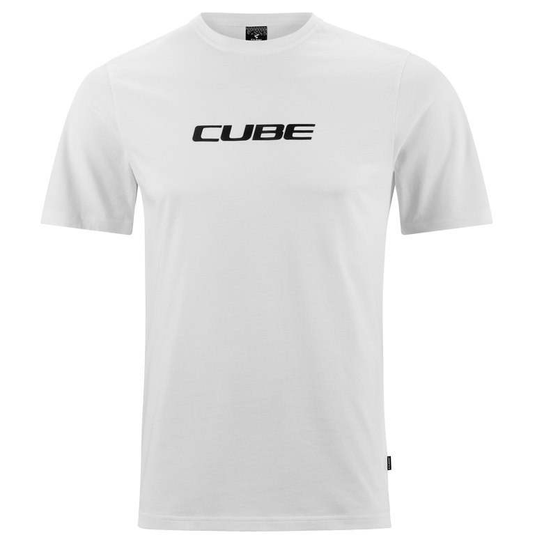 Produktbild von CUBE Organic T-Shirt Classic Logo - weiß