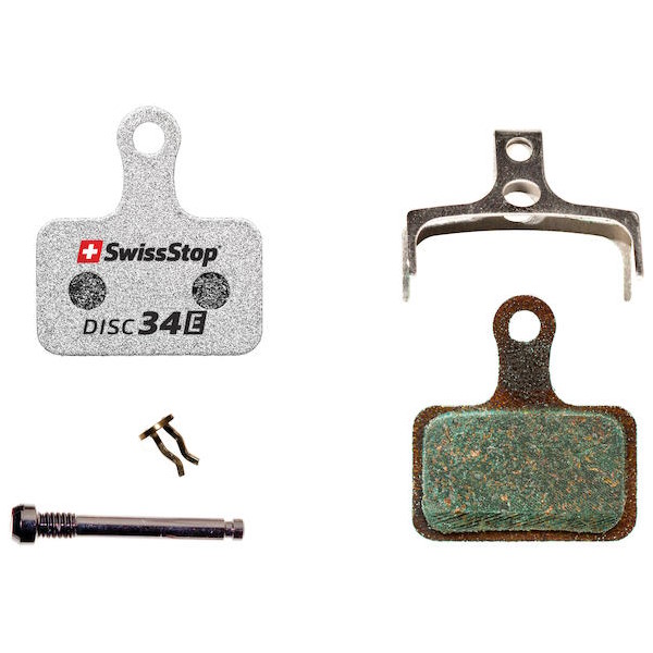 Produktbild von SwissStop Disc 34 E Bremsbeläge für Shimano Dura Ace / Ultegra / XTR / Tektro / Rever - Pair&amp;Fair (4 Stk.)