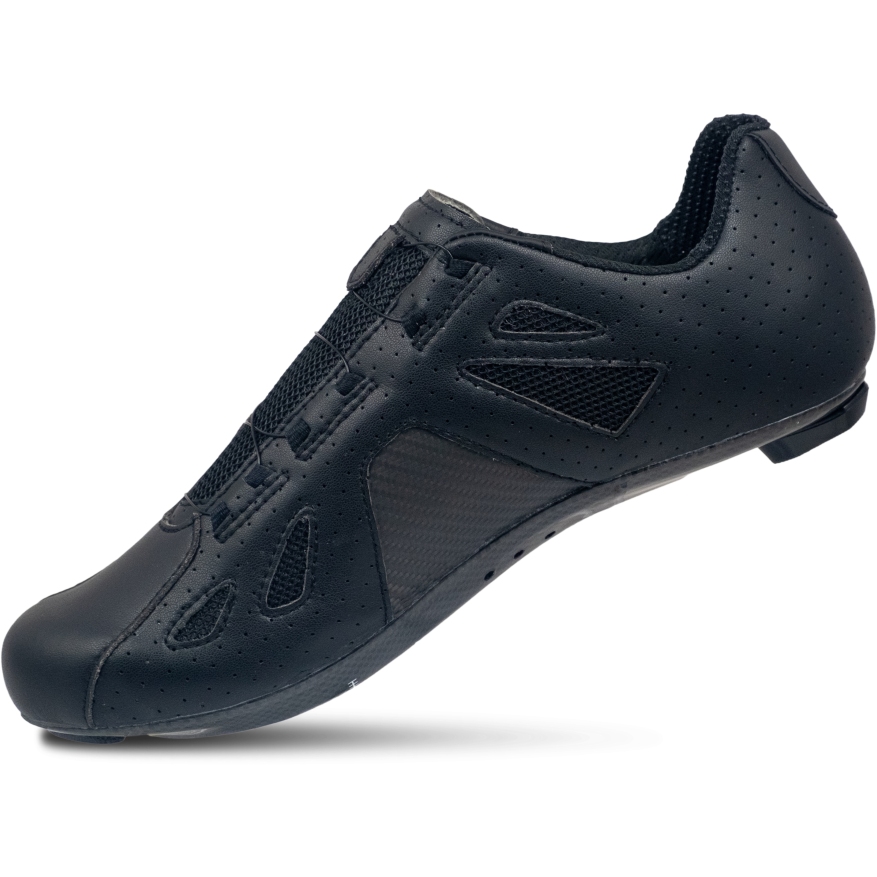 Lake Scarpe per Bici da Corsa Uomo CX302-N Narrow nero/nero