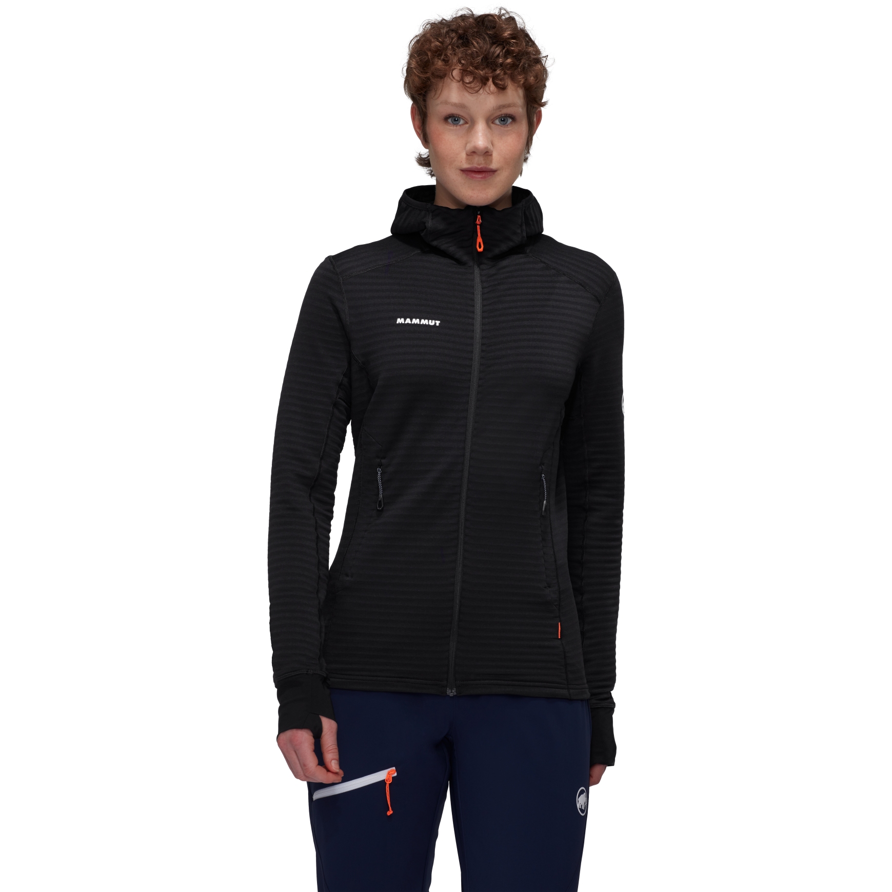 Produktbild von Mammut Taiss Light Midlayer Jacke mit Kapuze Damen - schwarz