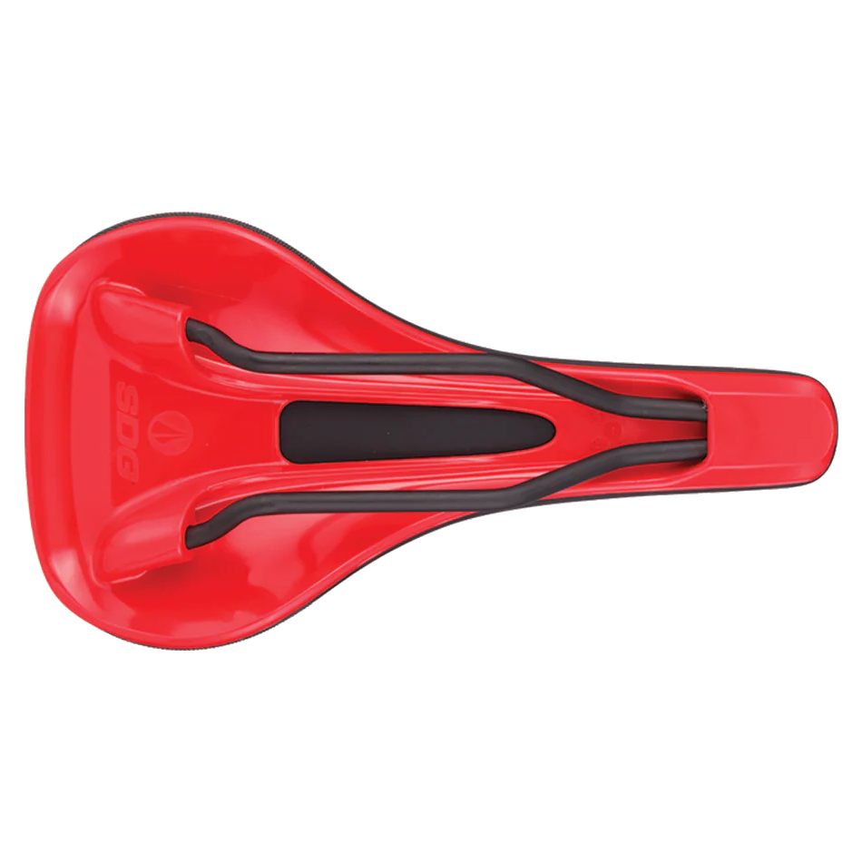 SDG Bel-Air 3.0 MAX MTB Saddle - Lux Alloy - black/red | BIKE24