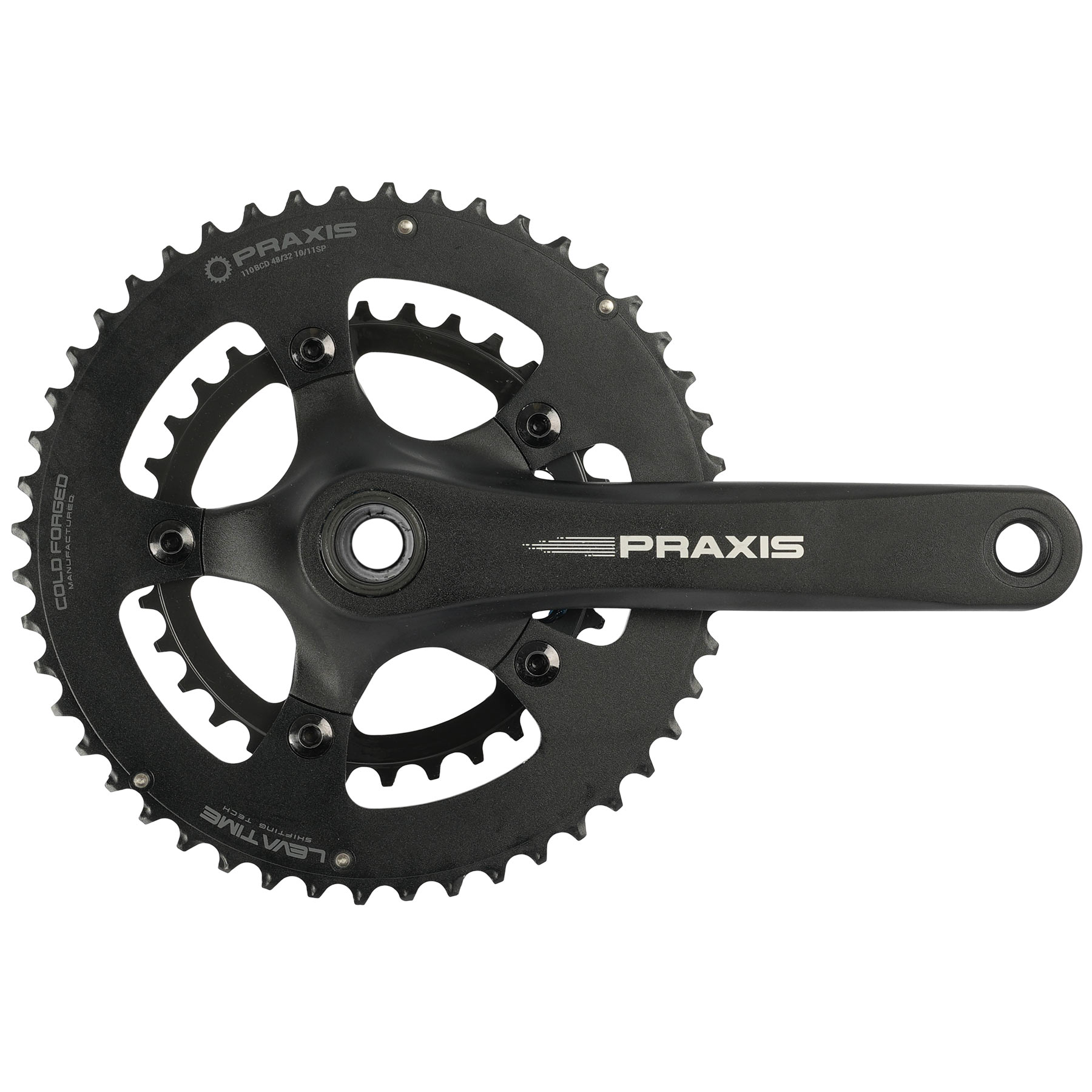 Praxis Works Alba Crankset - 48/32 - 10/11-speed - Black - Special
