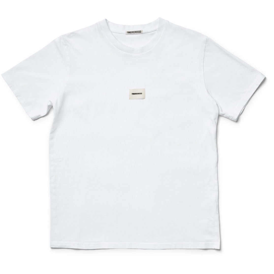 Produktbild von FINGERSCROSSED Classic T-Shirt - Logo - Weiß