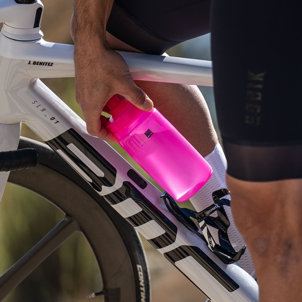 Elite Fly Tex Bike Bottle 550ml orange clear