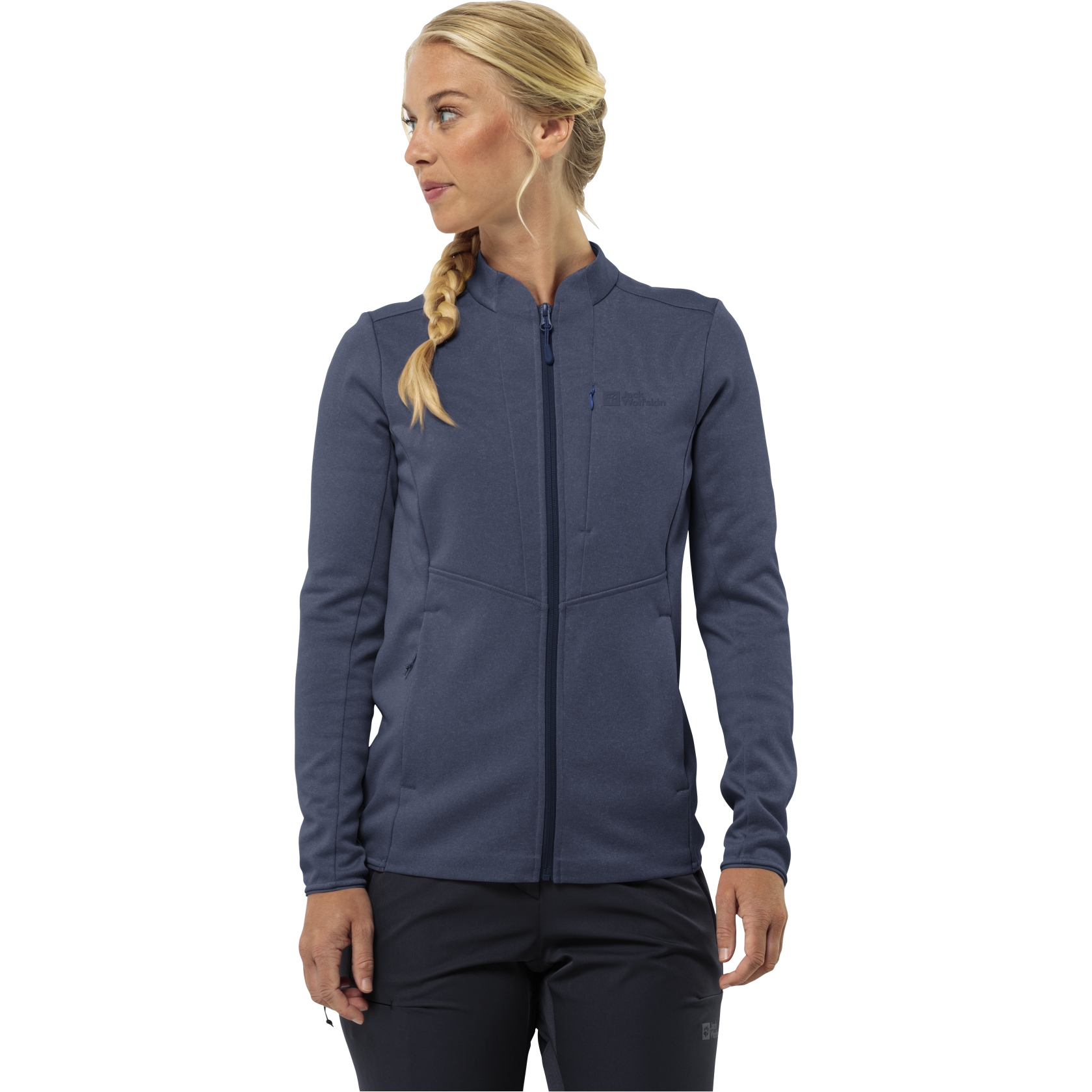 Produktbild von Jack Wolfskin Tervern Full Zip Jacke Damen - evening sky