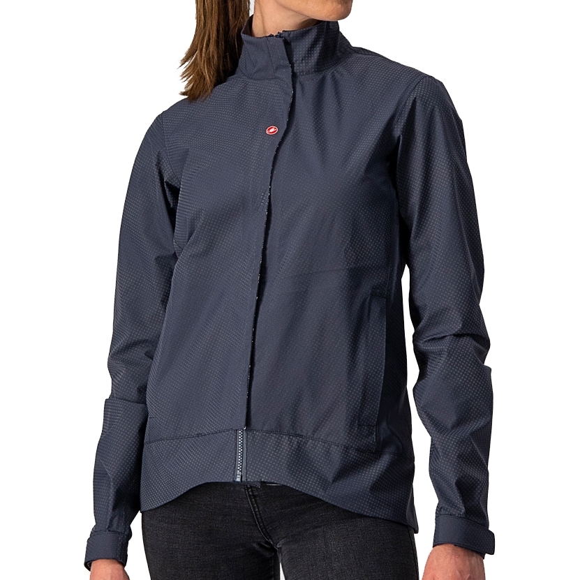 Image of Castelli Commuter W Reflex Jacket Women's - dark steel blue