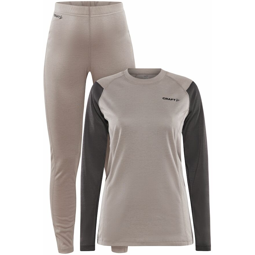 Picture of CRAFT Core Warm Baselayer Set Women - Clay-Granite