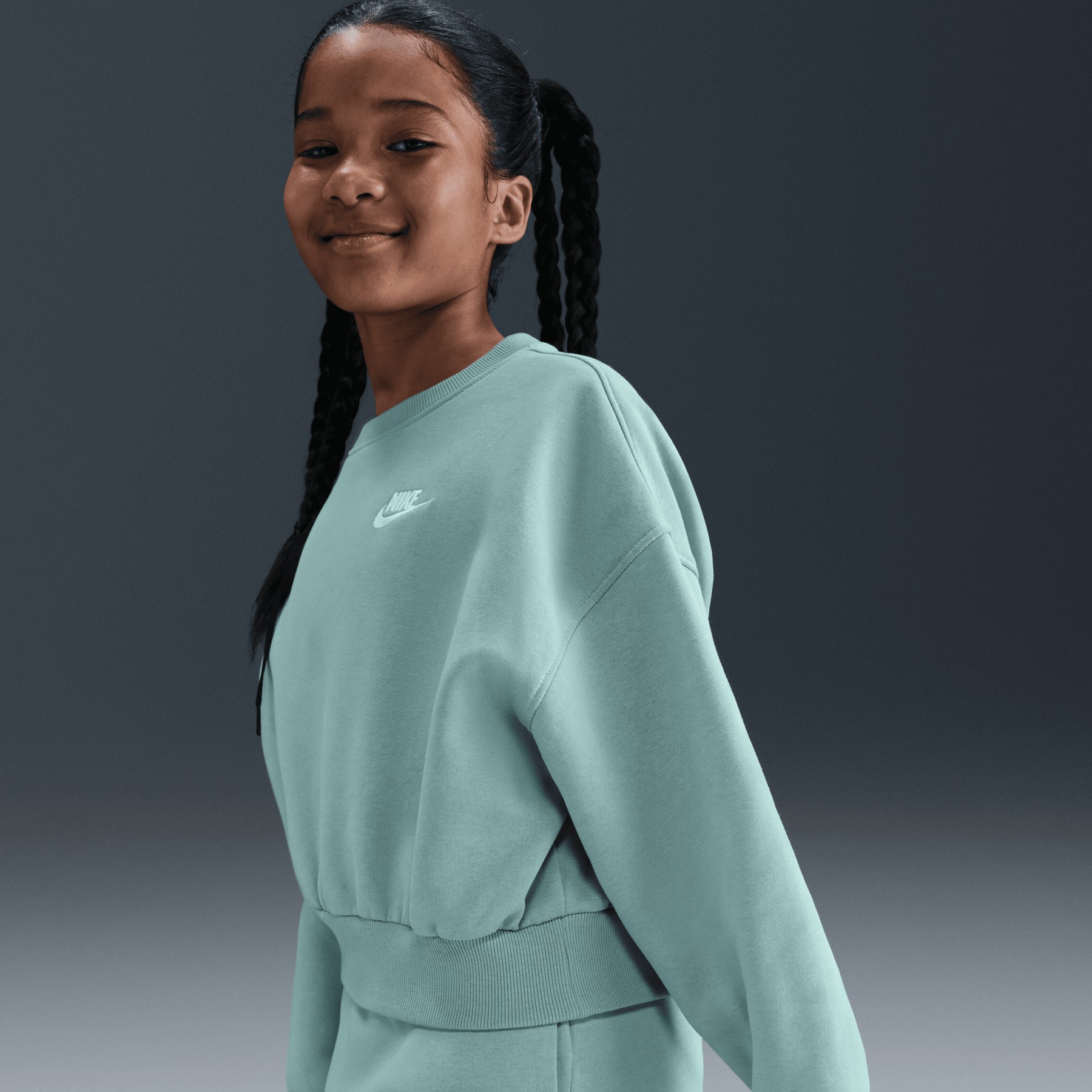 nike women's fleece round neck sweatshirts