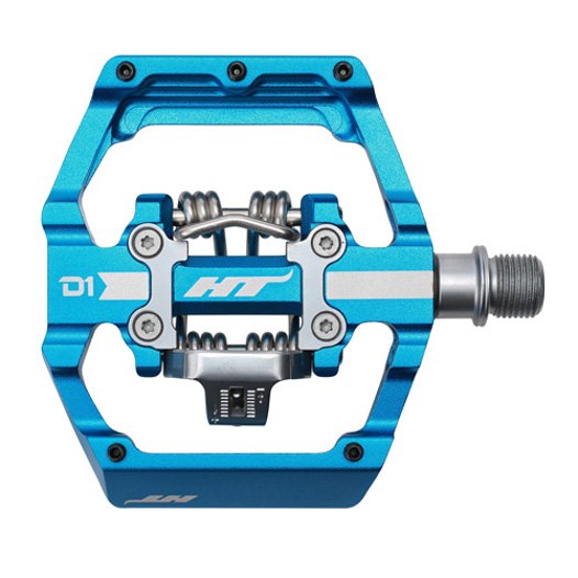 Picture of HT D1 DUO Clipless / Flat Pedals - marine blue