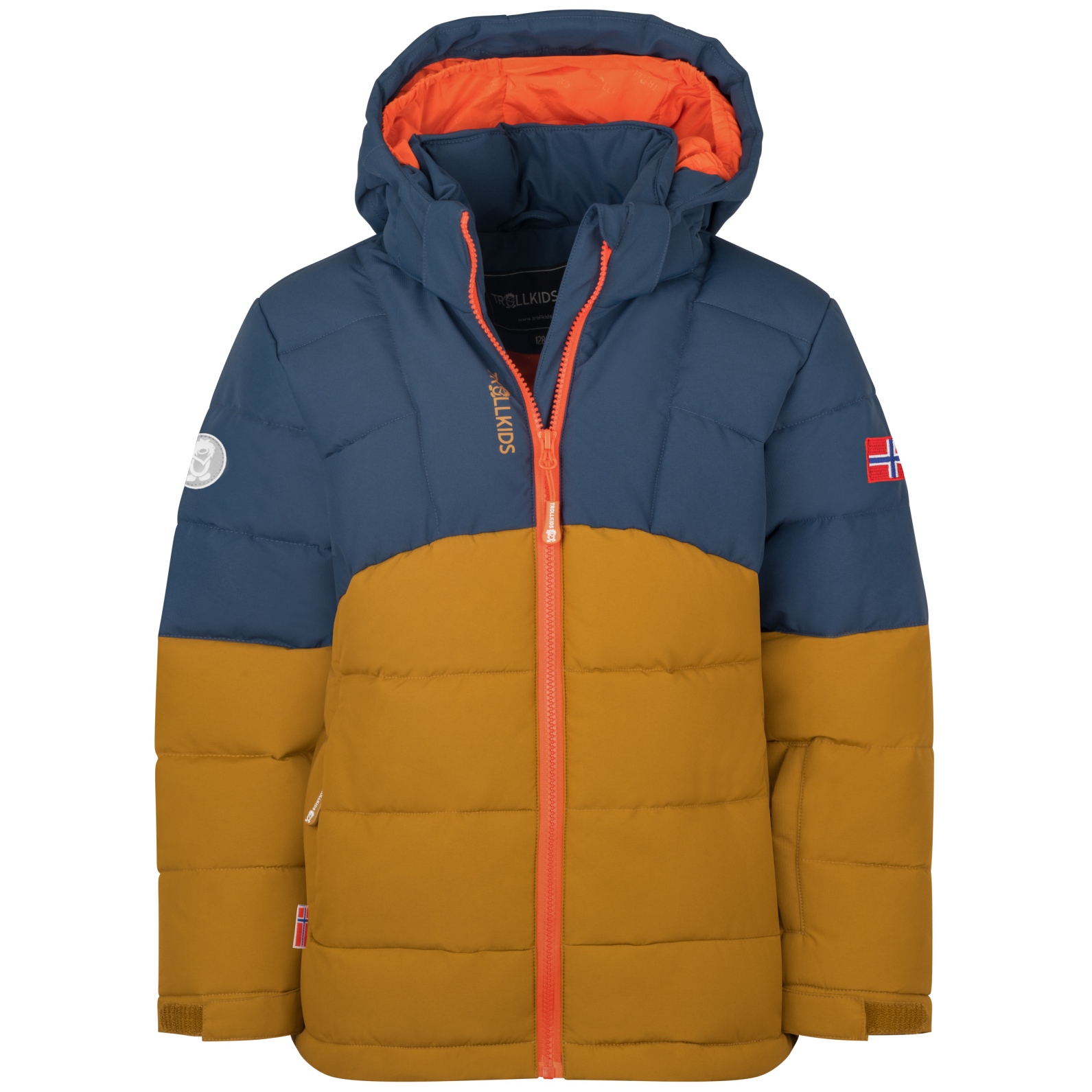 Trollkids Veste Enfant - Telemark - glow blue/cloudy grey