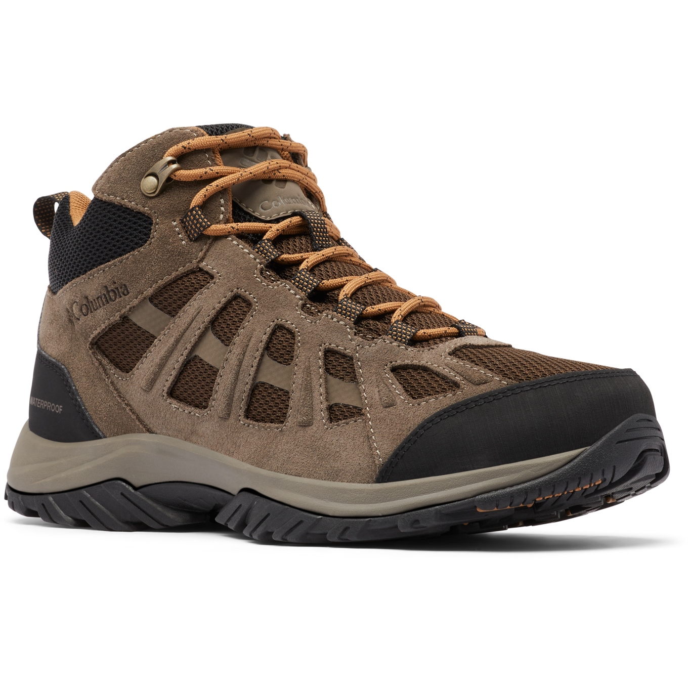 Picture of Columbia Redmond III Mid Waterproof Hiking Shoes - Cordovan, Elk