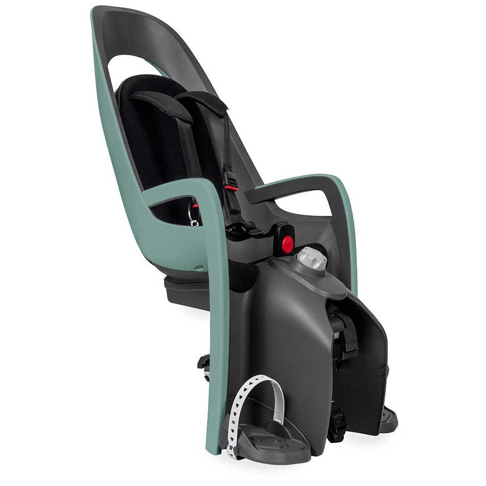 Picture of Hamax Caress Child Bike Seat for Carrier Mounting - green/black