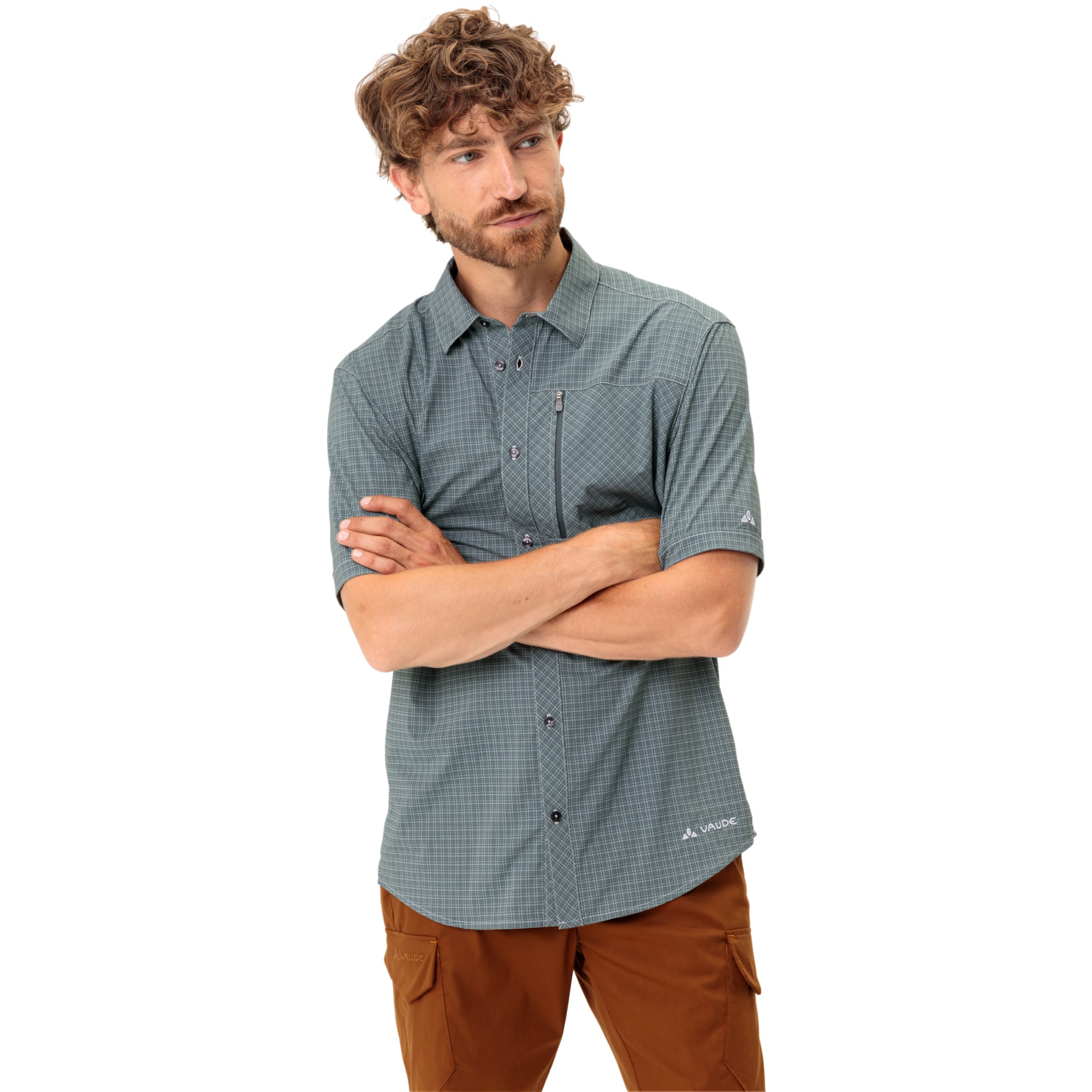 Productfoto van Vaude Seiland IV Shirt met Korte Mouwen Heren - heron