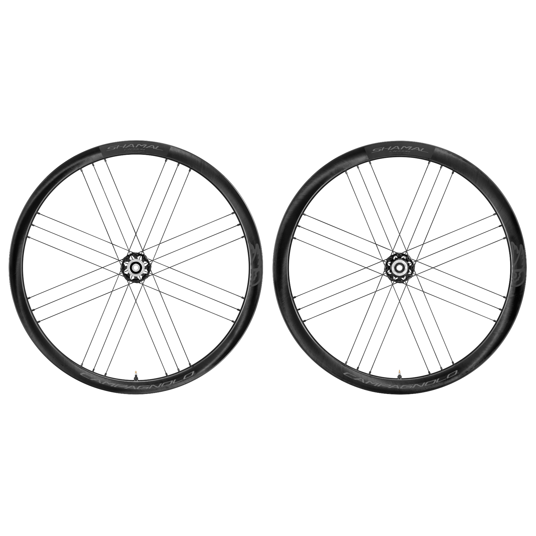 Picture of Campagnolo Shamal Carbon C21 DB - Wheelset - 28&quot; - 2-Way Fit - AFS - 12x100mm | 12x142mm - Campagnolo N3W