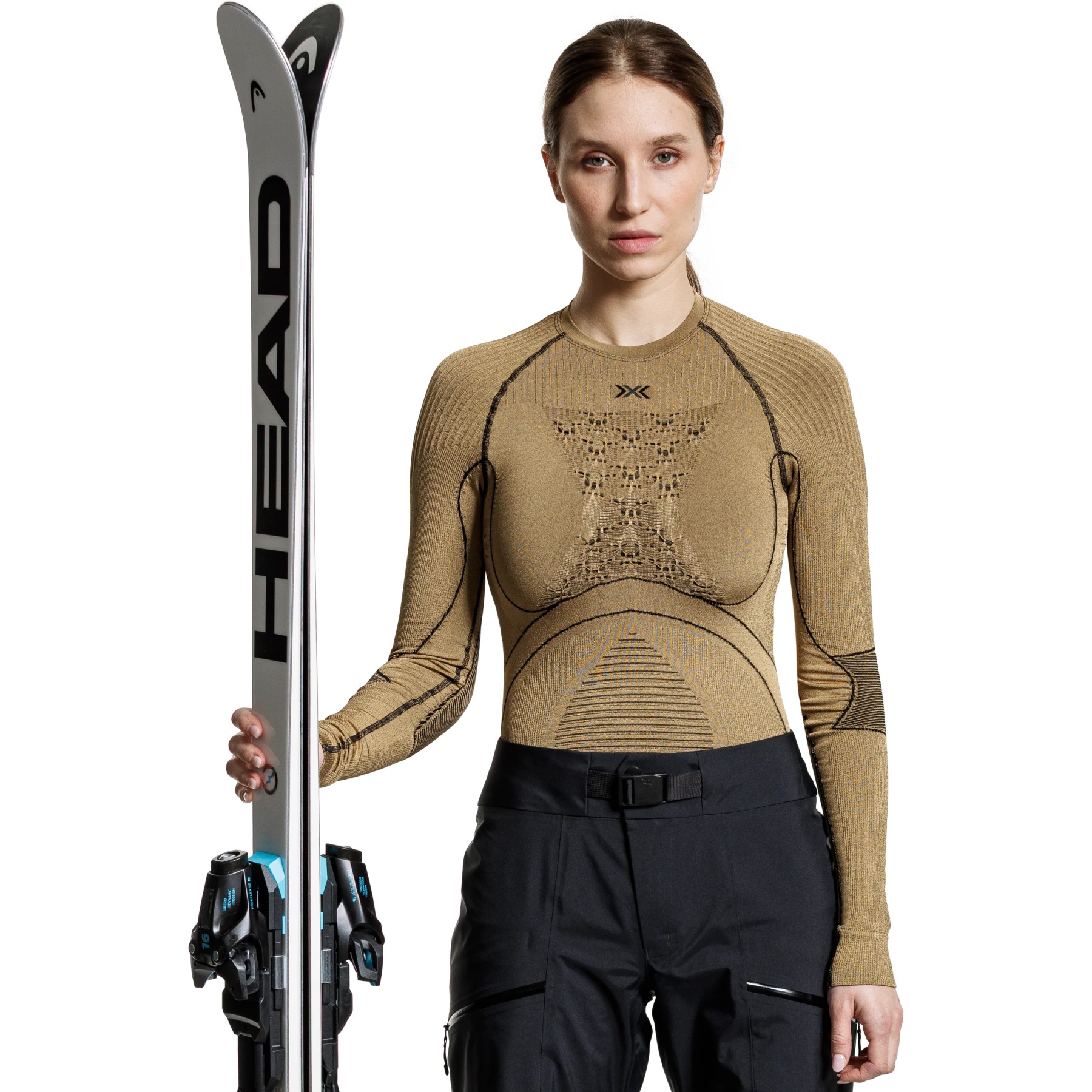 X-Bionic Radiactor 4.0 Round Neck Long Sleeves Shirt Women - gold