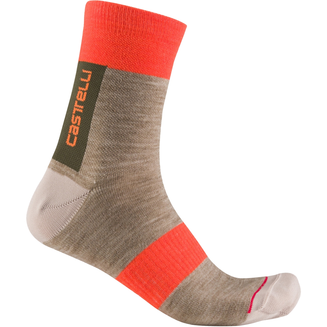 Picture of Castelli Velocissima Thermal Socks Women - clay 294
