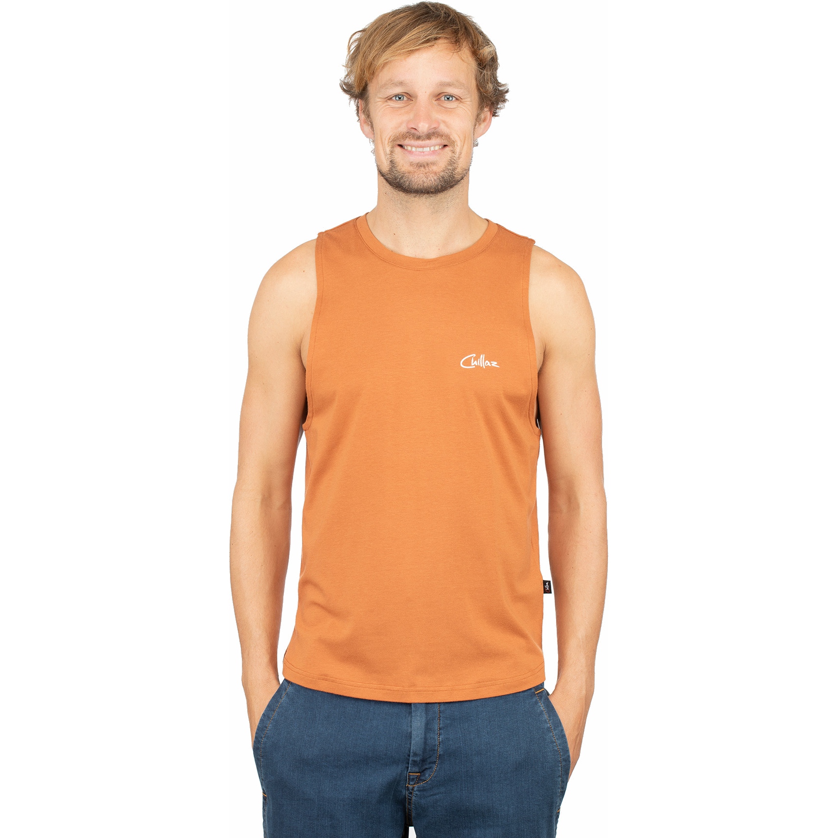 Produktbild von Chillaz Vils Spotter Tanktop Herren - orange brown