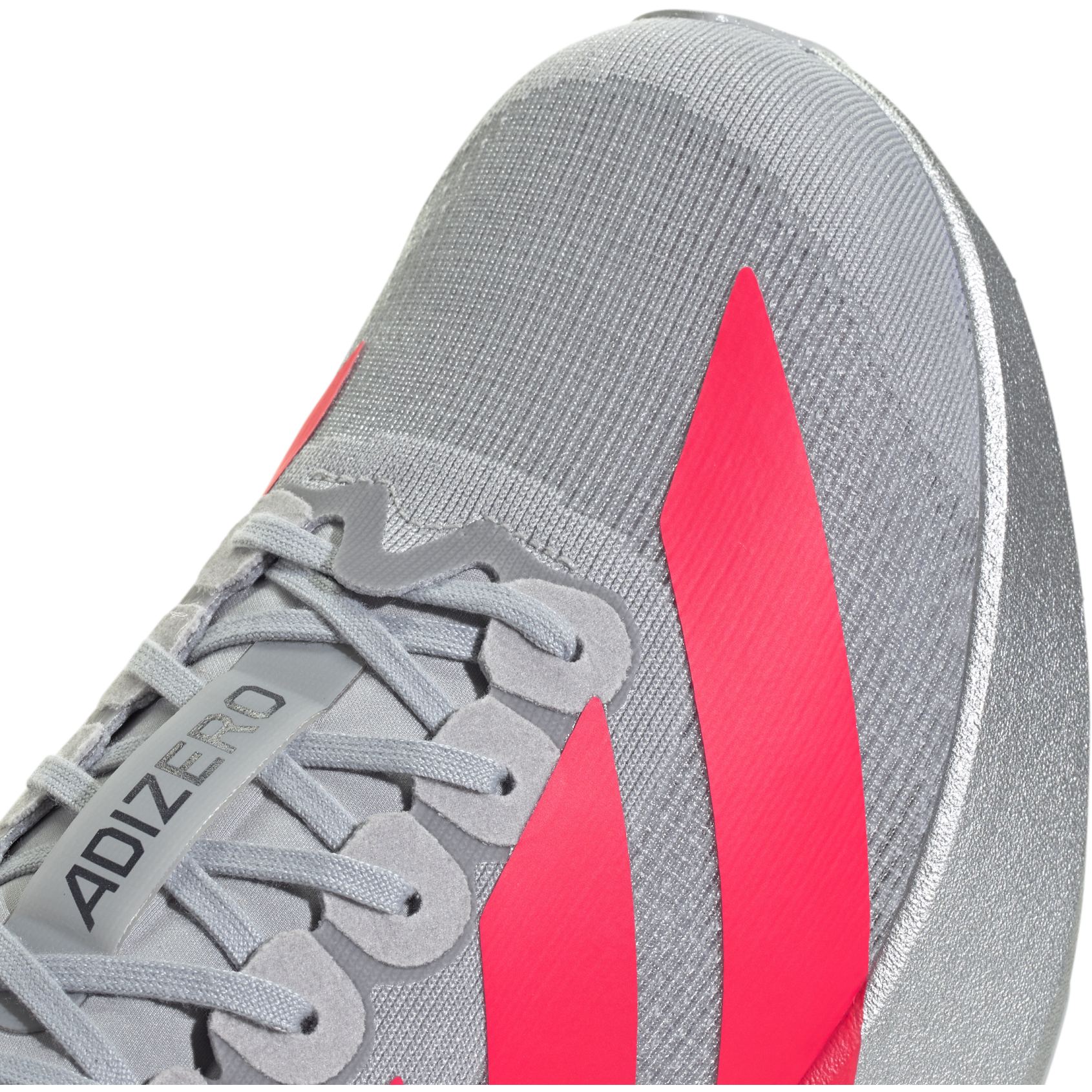 adidas Adizero EVO SL Running Shoes Men - silver metal/lucid red