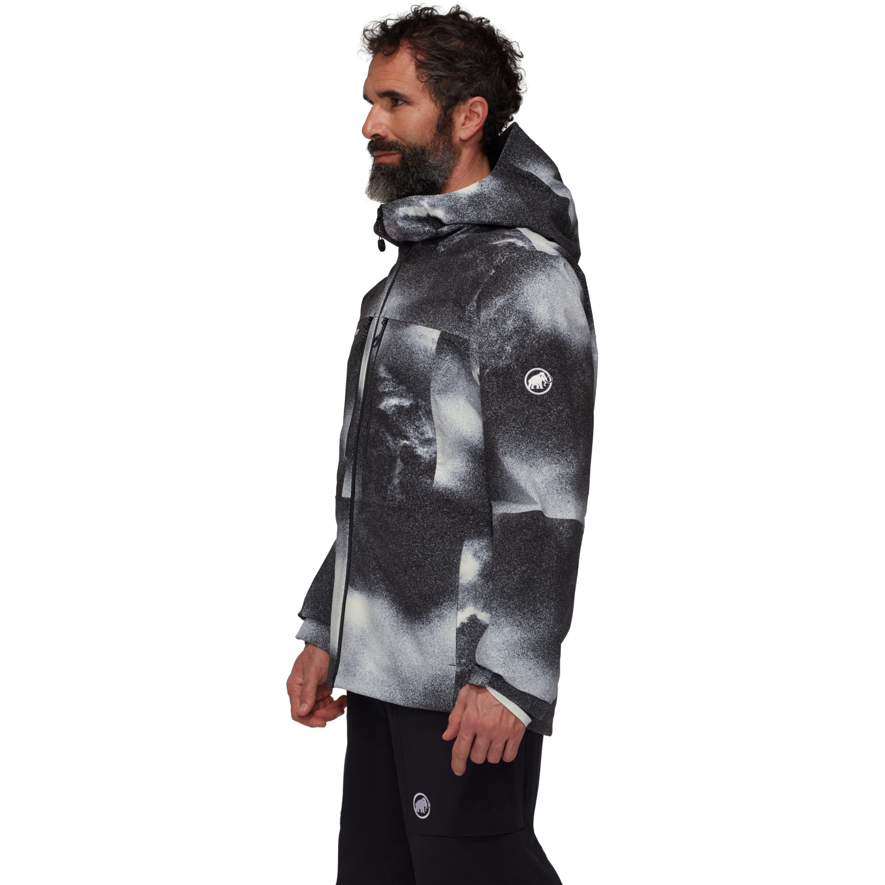 Mammut Stoney Hardshell Hooded Jacket Men - Grain - black