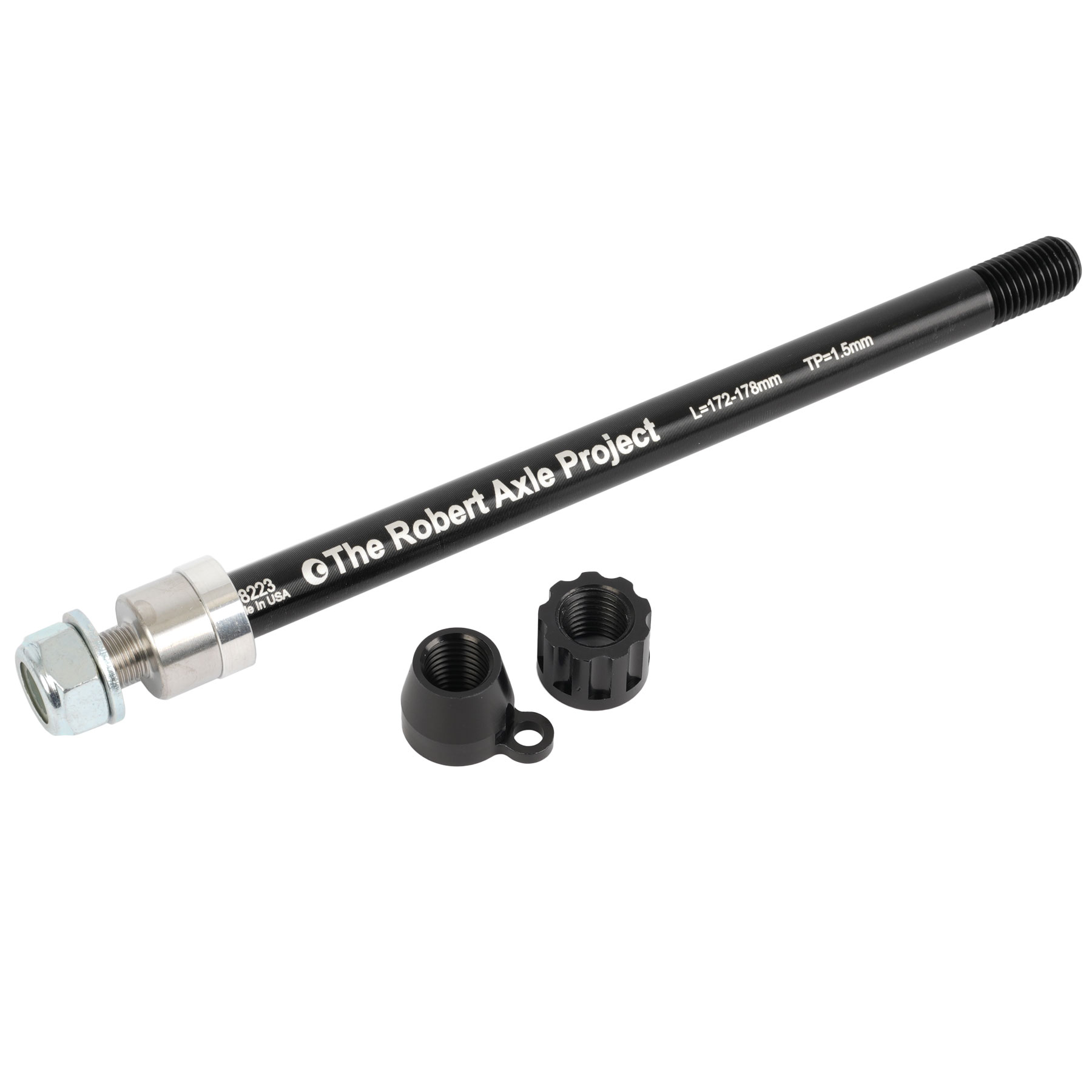 Picture of The Robert Axle Project - Hitch Mount Thru Axle for Cargo and Child Trailers - 12x142/148mm Focus R.A.T. - M12x1.5 - KID204.F/214.F