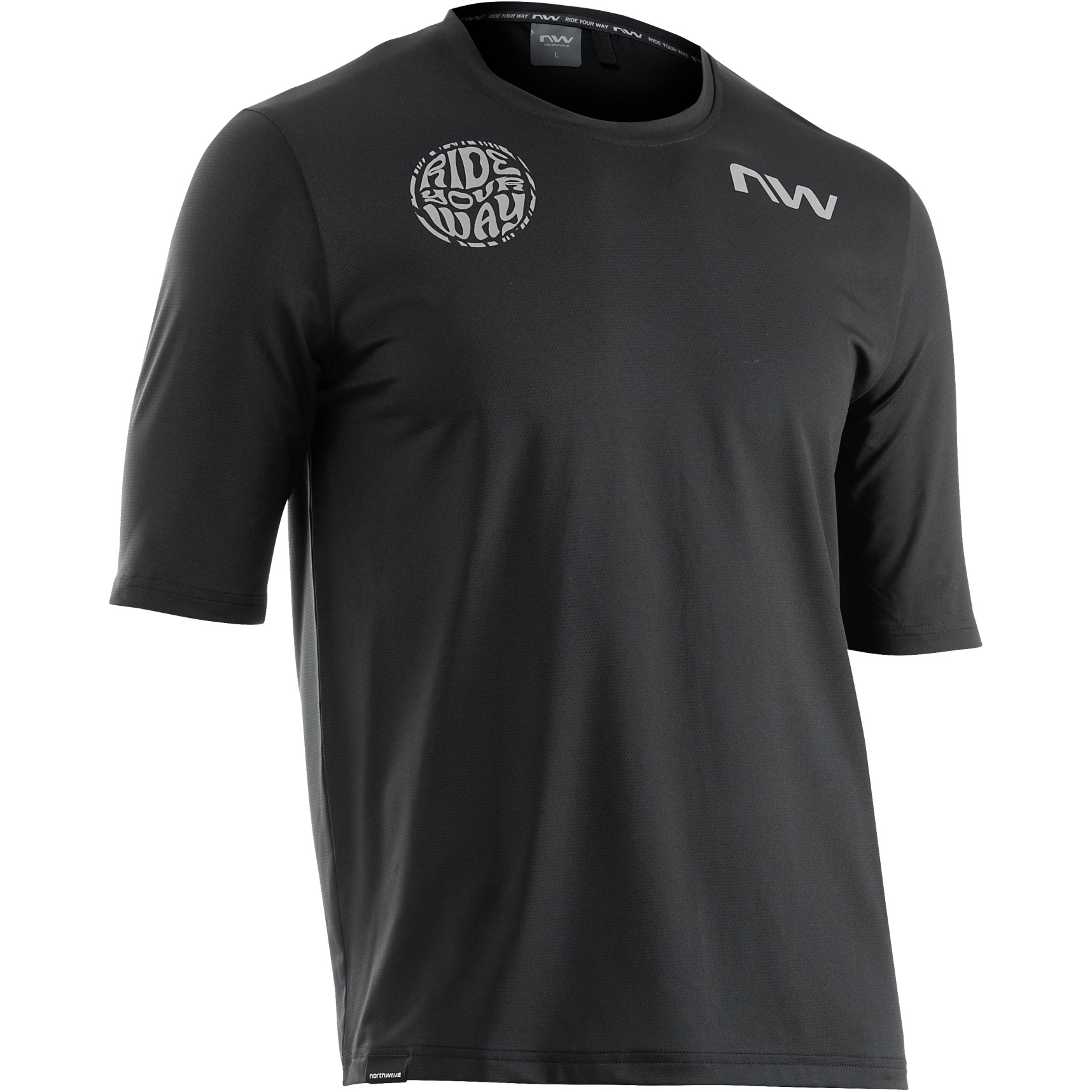 Picture of Northwave Xtrail 2 Short Sleeve Jersey Men - black/sand 05