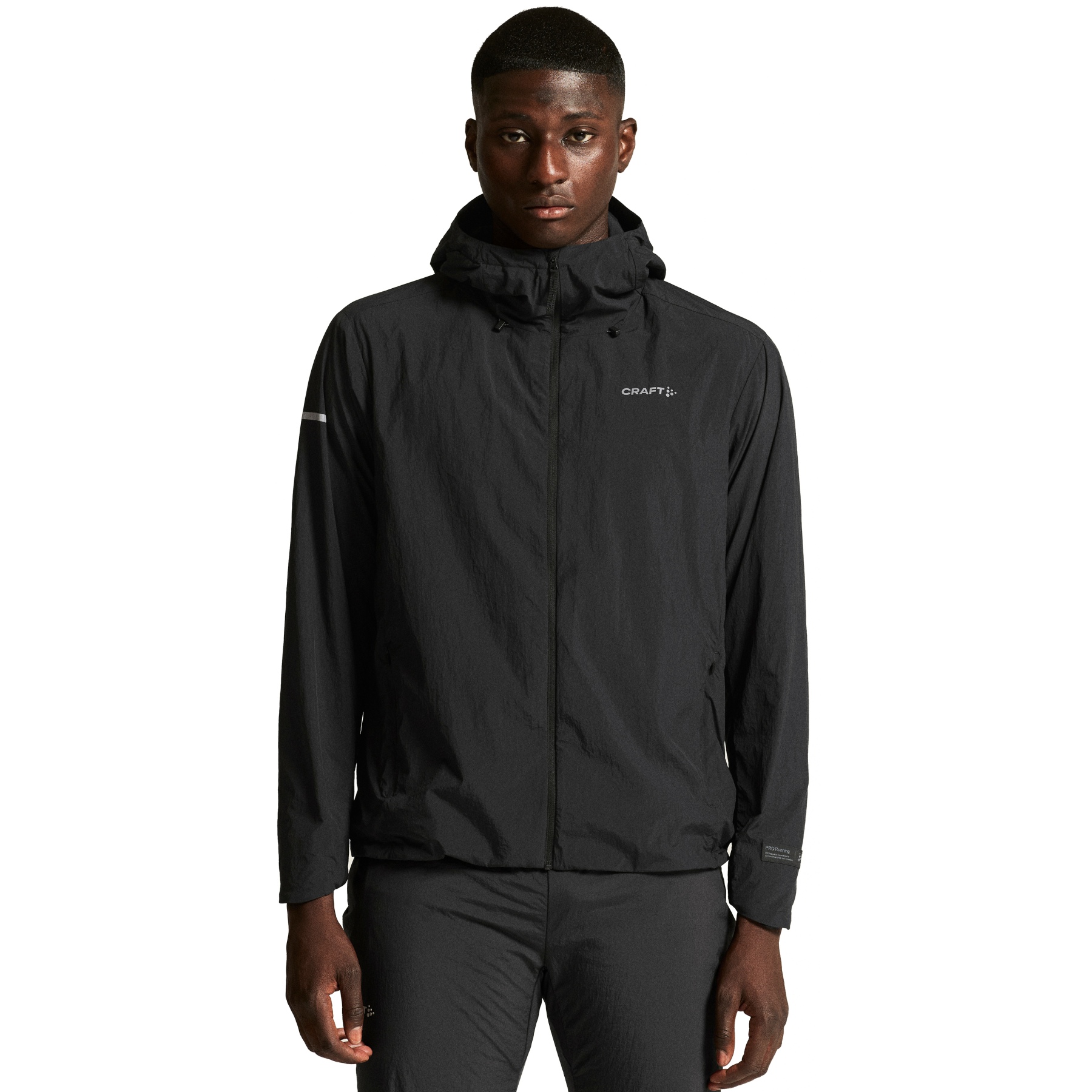 Мужская легкая куртка для бега CRAFT SubZ - черный