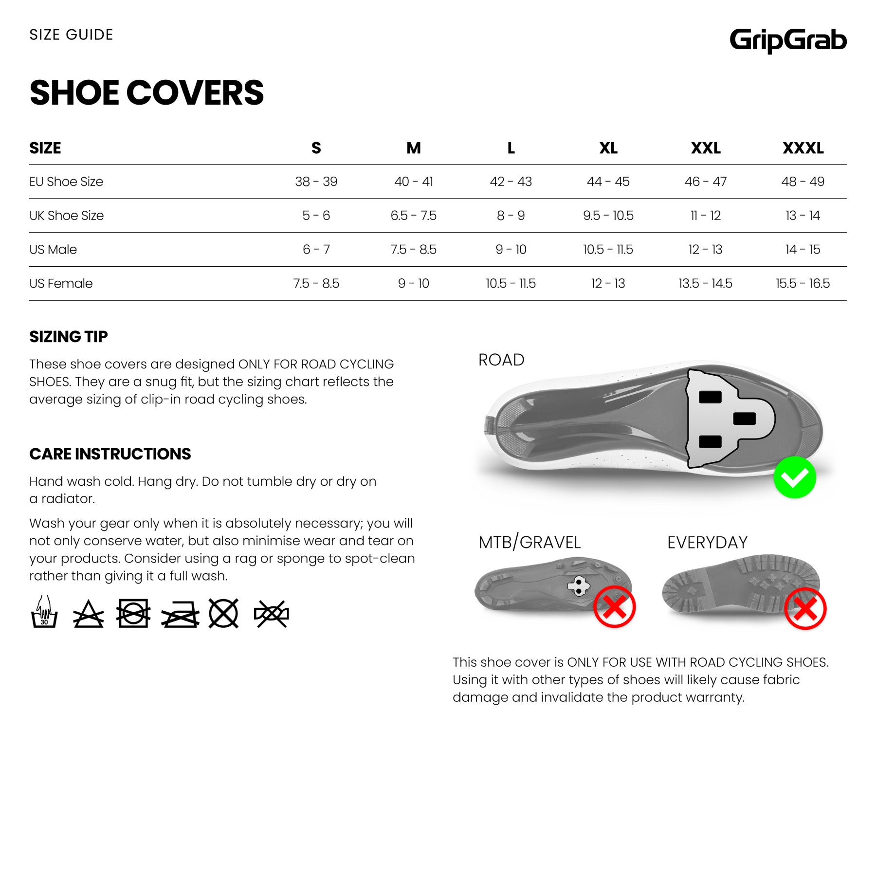 GripGrab FastStream Aero – Housses Aérodynamiques Pour Chaussures De Vélo Route, Fermeture Rotative Ou Lacets, Économisent Jusqu’à 8 W à 45 Km/h