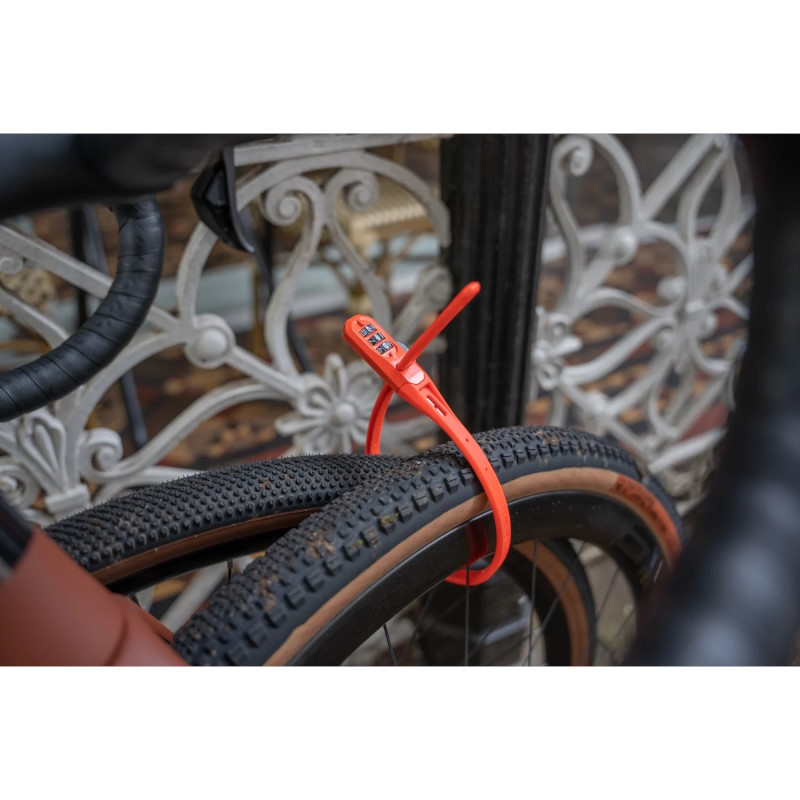 Zip Tie Cafe Stop Bike Lock Hiplok Z-Lok Combo V2 45 Cm Armored